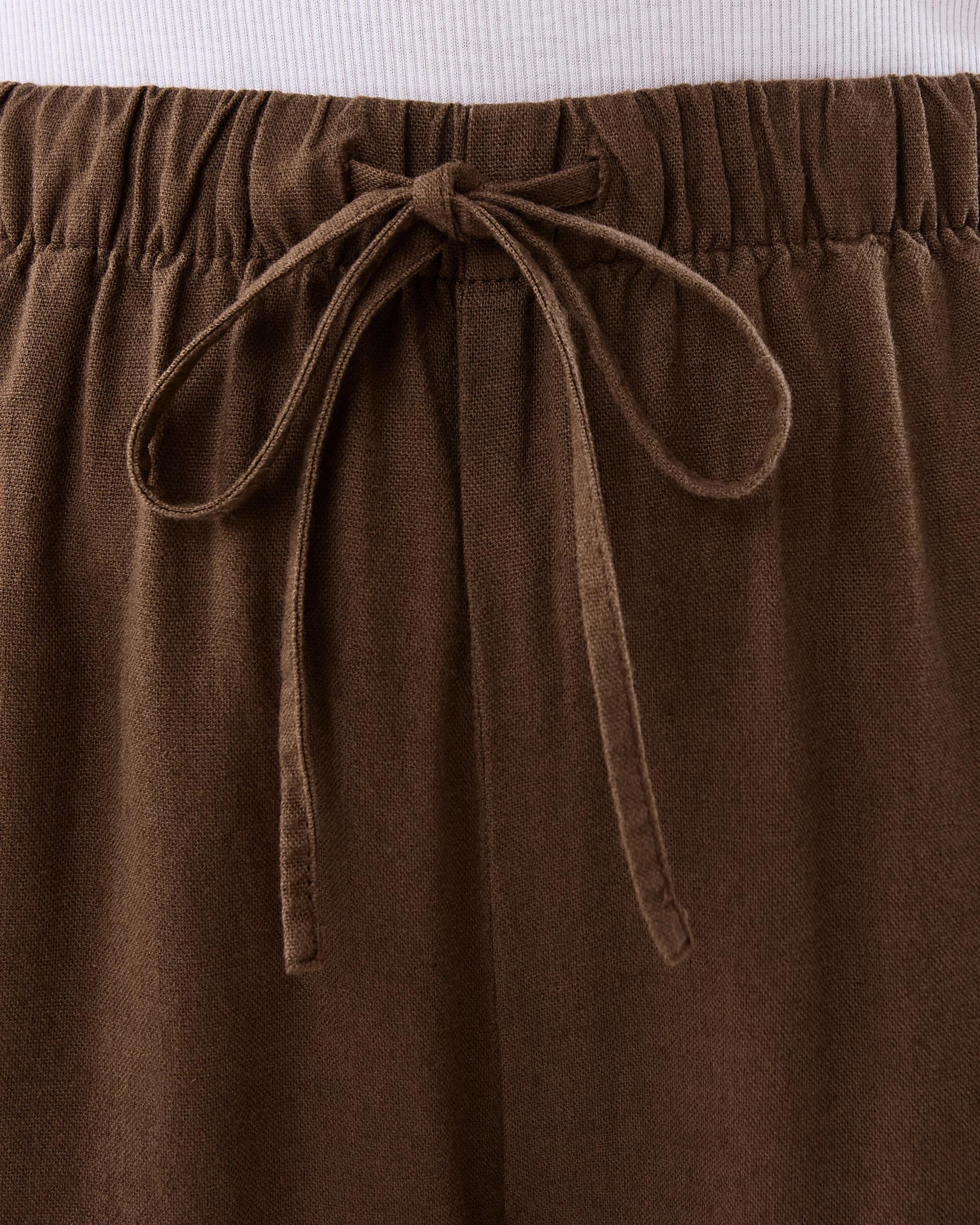 4 Wide Full Length Pants Mochbrown, 4 of 5