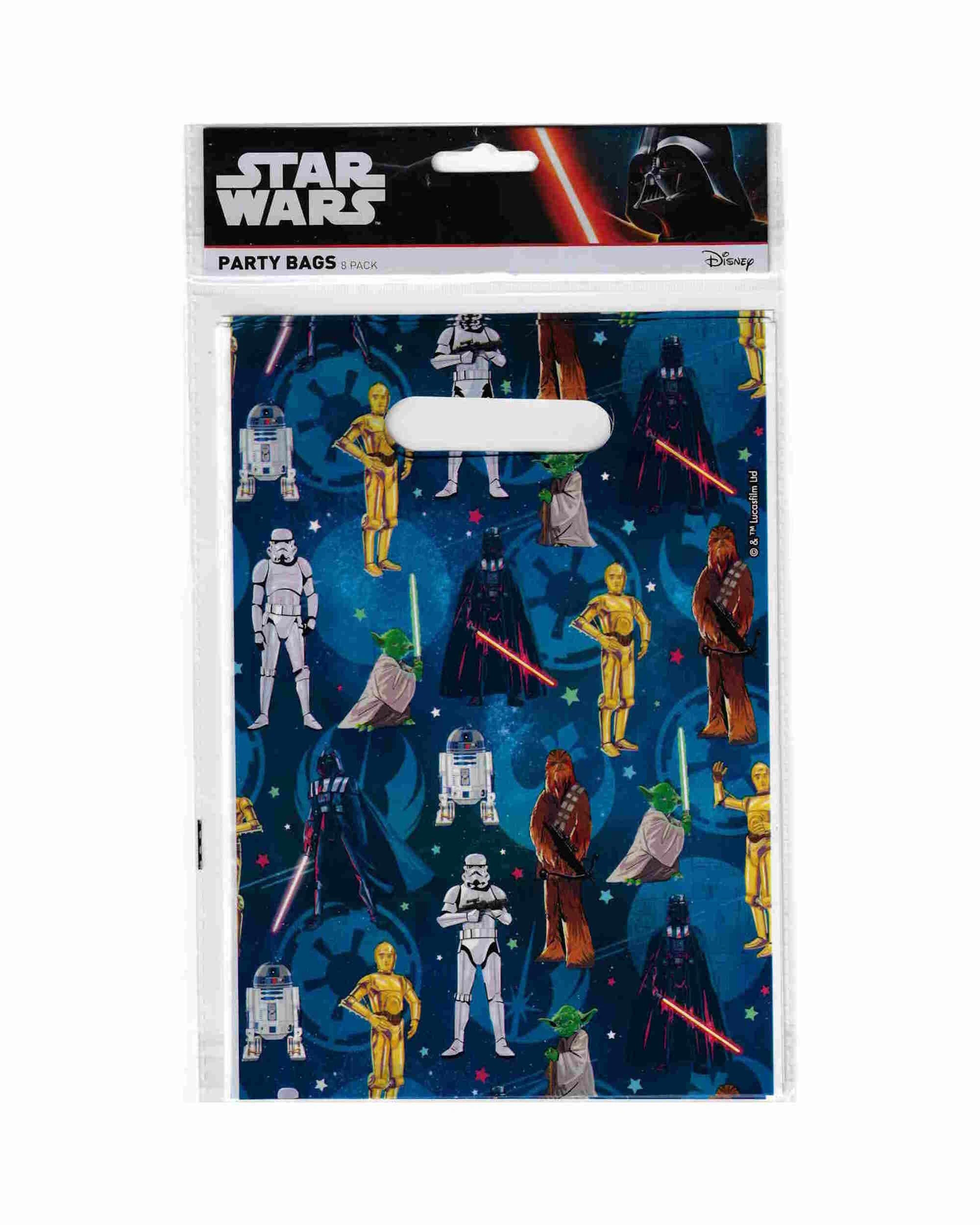 2 Star Wars Star Wars May The Force Be With You Lolly/Treat Bags Pack of 8, 2 of 3