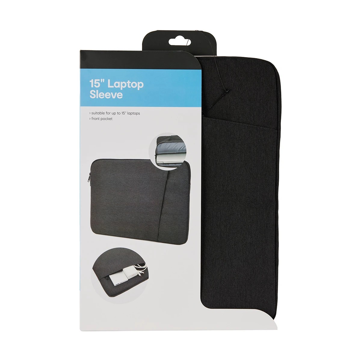 8 15in. Laptop Sleeve - Black, 8 of 8