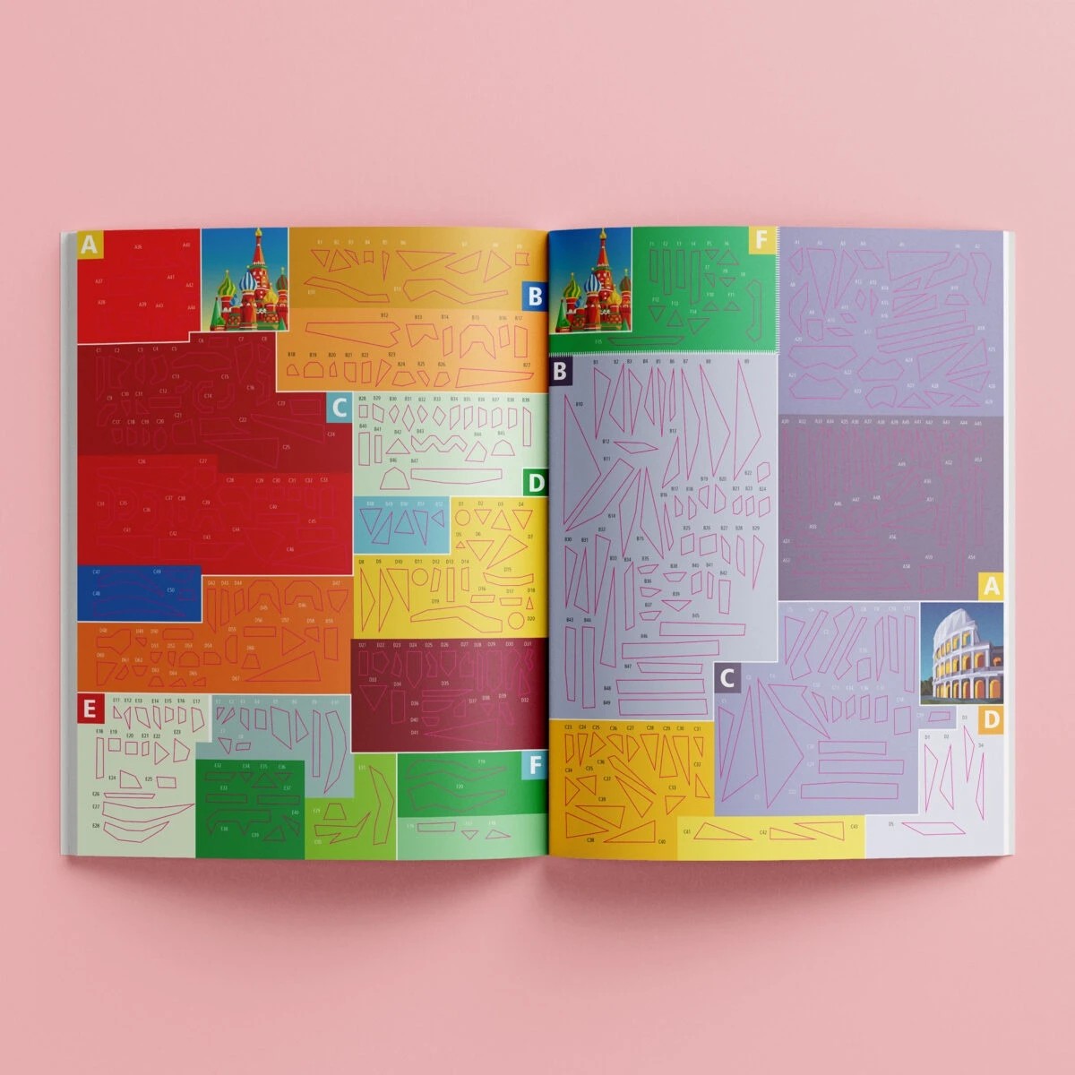 5 Kaleidoscope Sticker Mosaics: World Landmarks​ - Book, 5 of 6