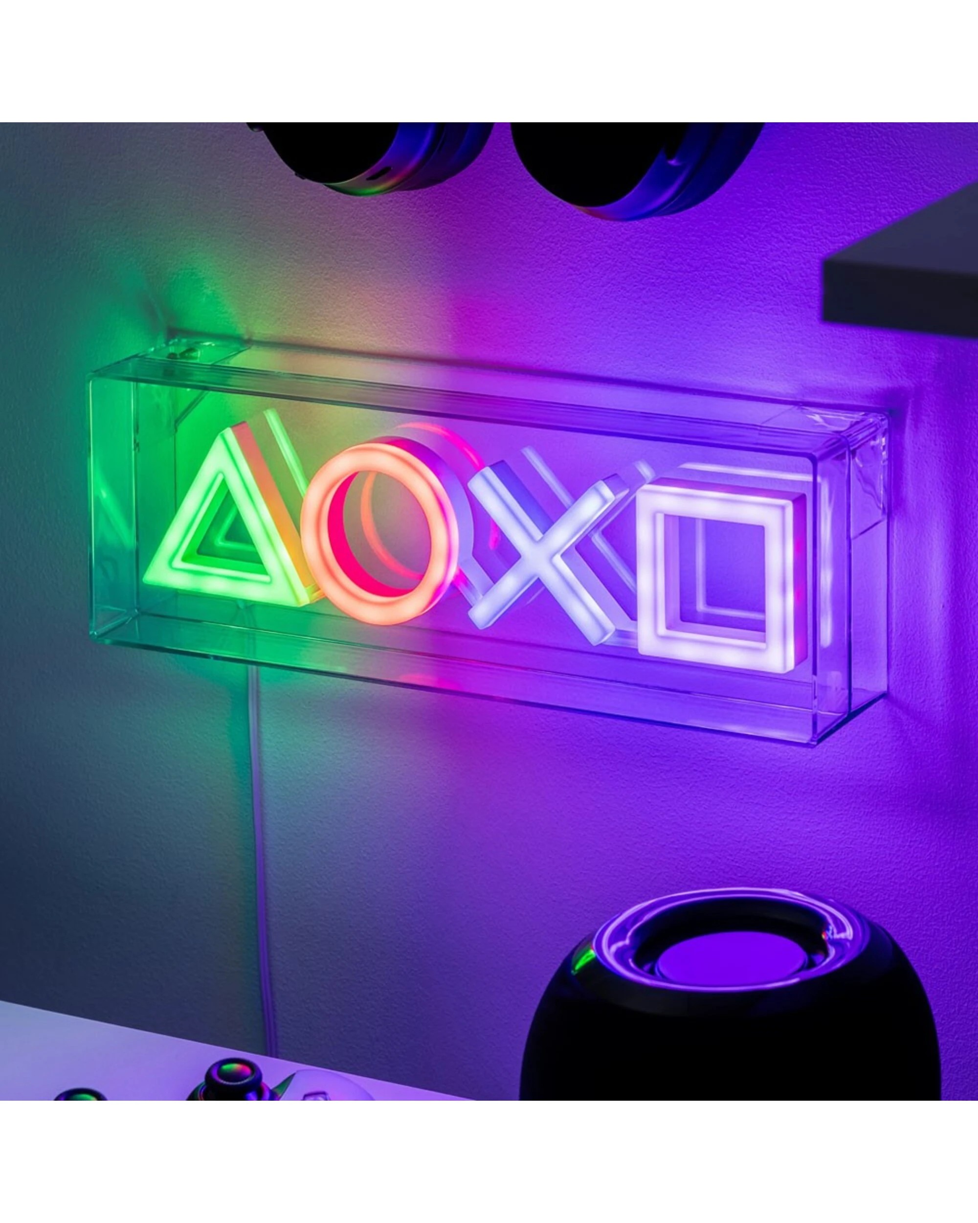 4 PlayStation - Controller Icons Neon LED Light - Multi, 4 of 4