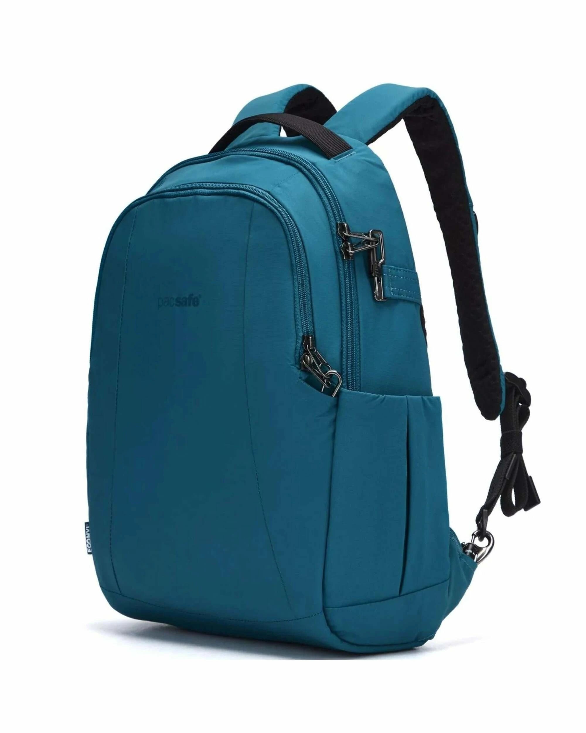 1 PacSafe Metrosafe LS350 Anti-Theft ECONYL Backpack - 15L - Blue, 1 of 5
