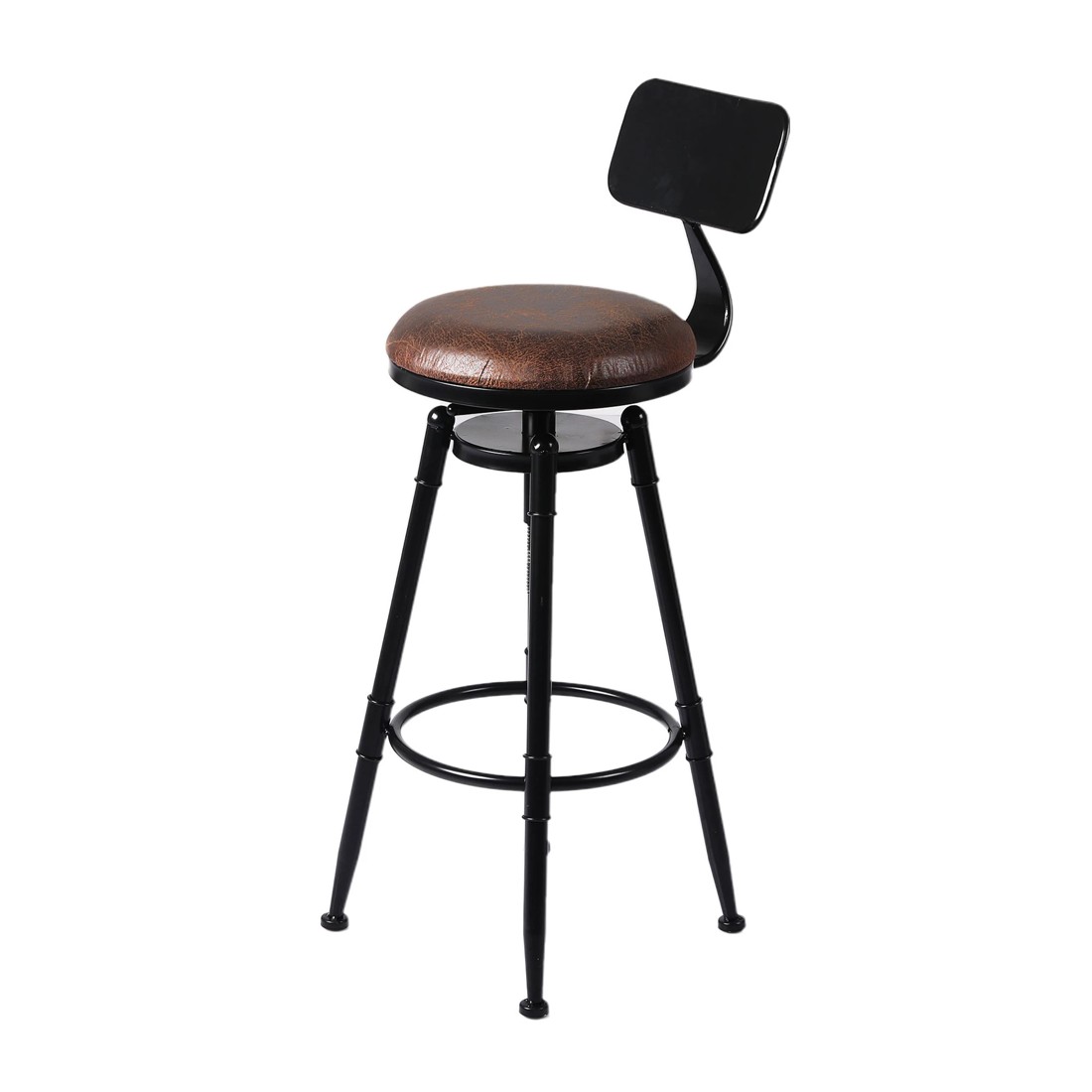 2 Levede Leather Bar Stool, 2 of 5