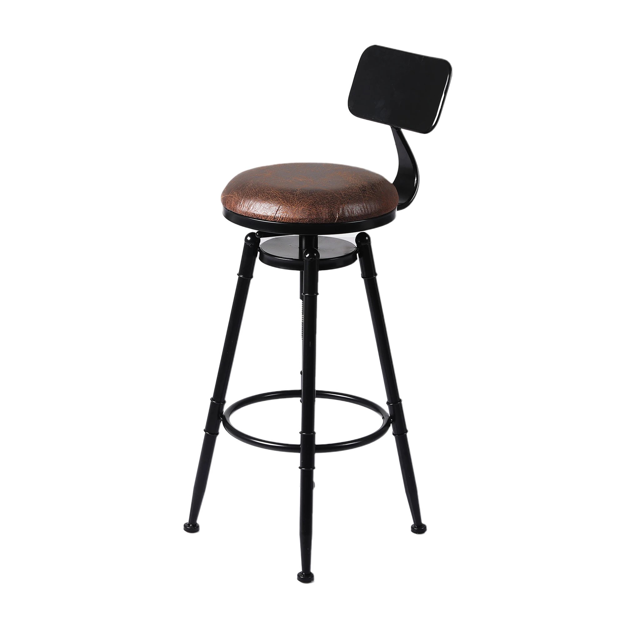 2 Levede Leather Bar Stool, 2 of 5