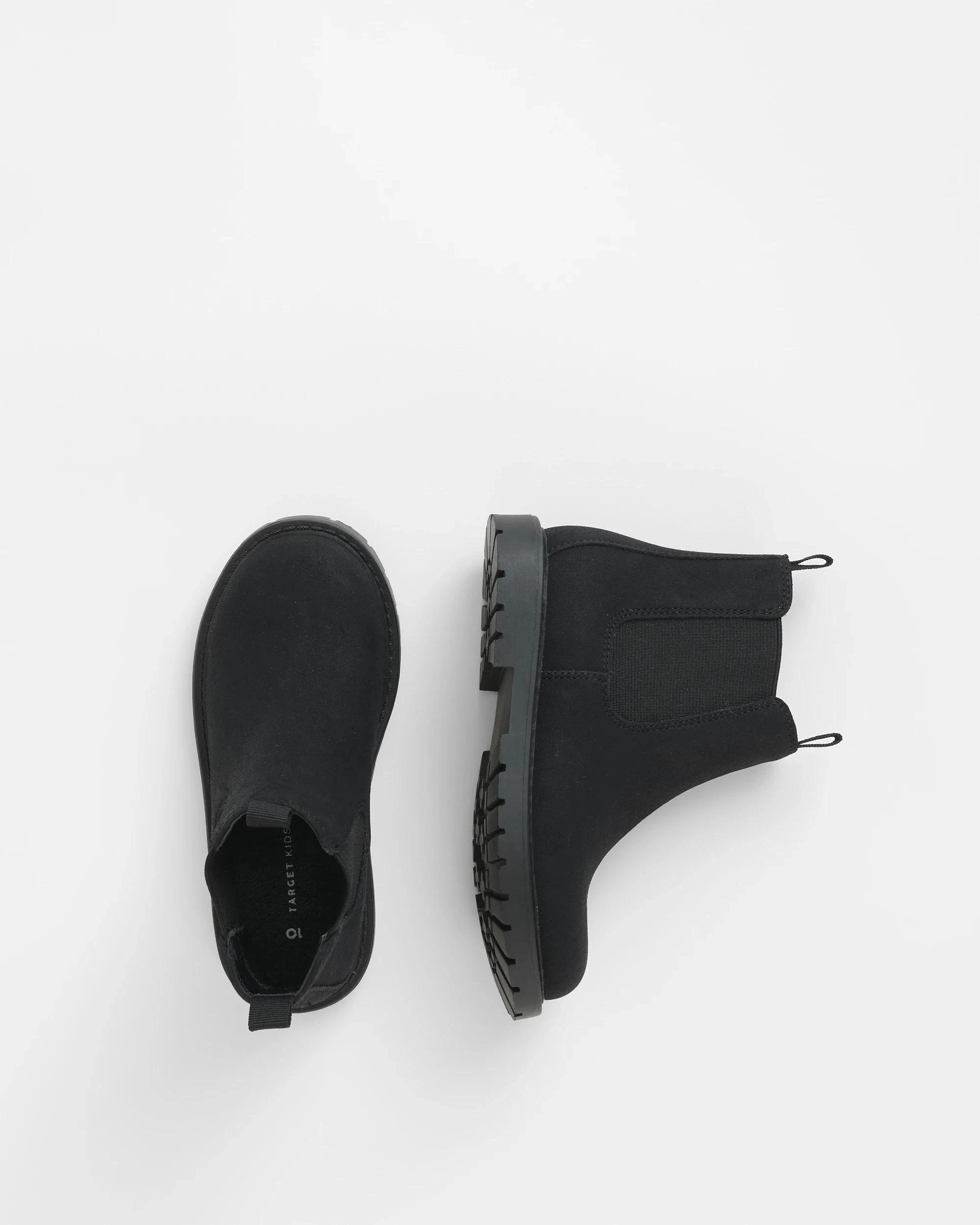 3 Target Kids Elastic Chelsea Boot BLACK, 3 of 3