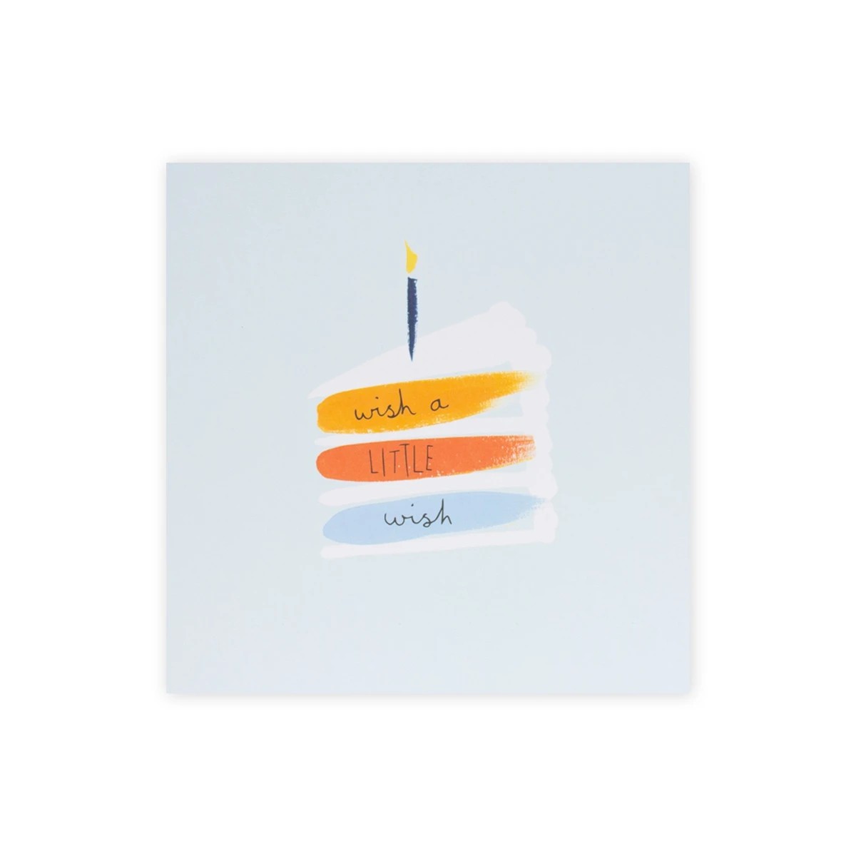 2 Creative Publishing by Hallmark Birthday Greeting Card - Little Wish Cake Slice, 2 of 2