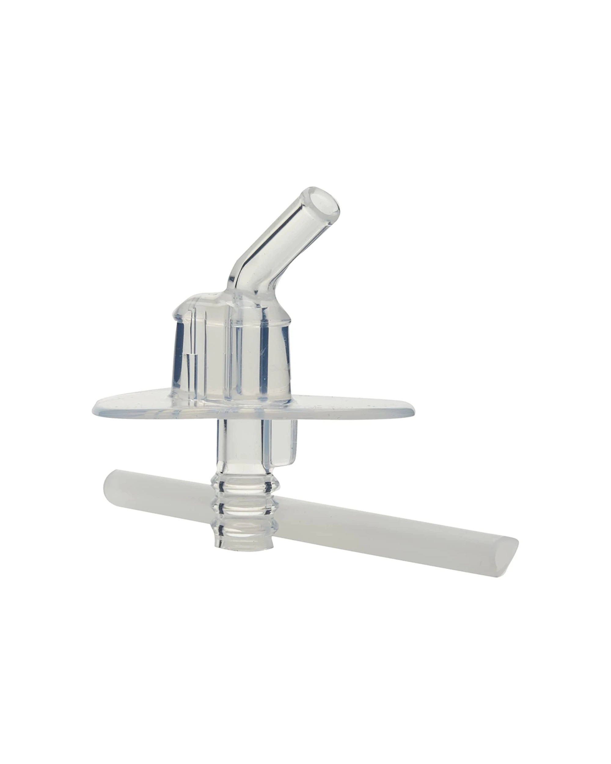 2 2pc Thermos Replacement Straws/mouth Pieces For Funtainer Bottles W/carry Loop
 - Clear, 2 of 3