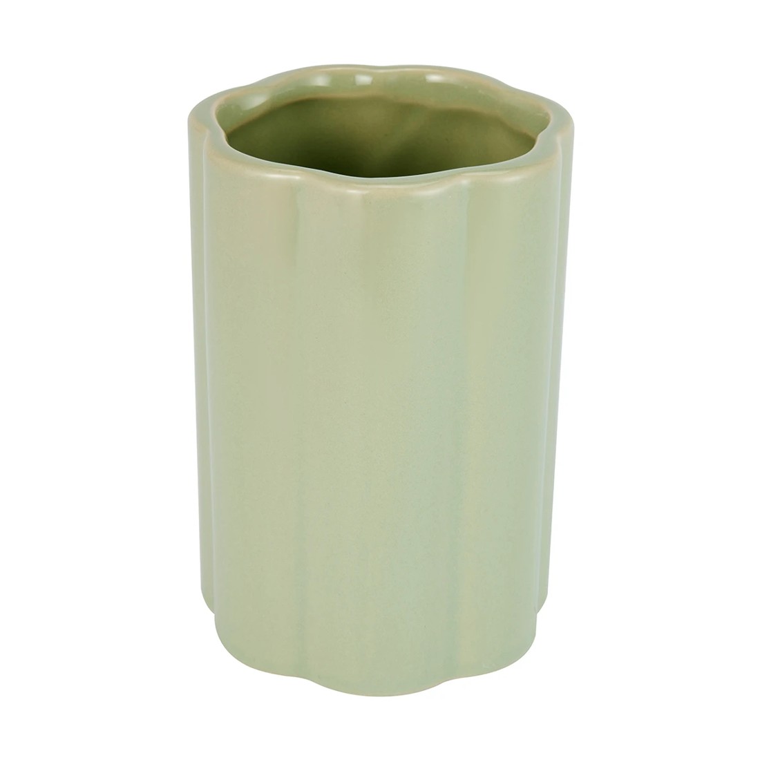 1 Sage Wavy Tumbler, 1 of 5