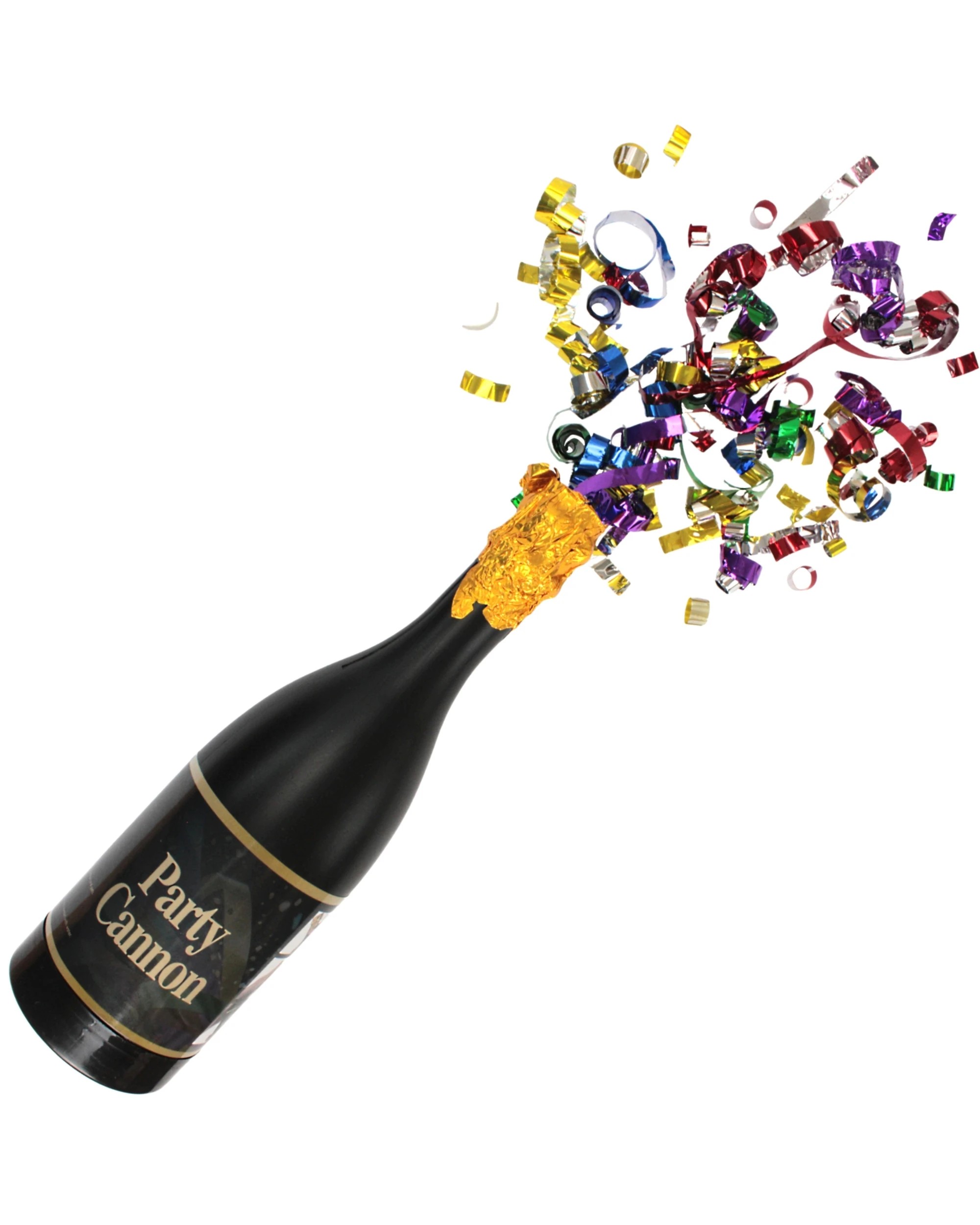 1 Party Maker Champagne Bottle Party Popper - Metallic, 1 of 5