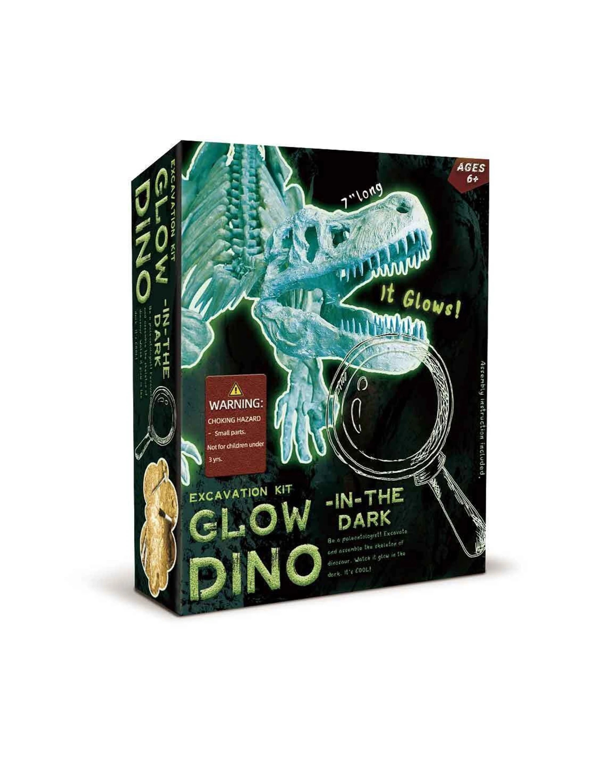 1 Kaper Kidz Glow In The Dark Tyrannosaurus Excavation Kit Educational Toy - Plain, 1 of 5