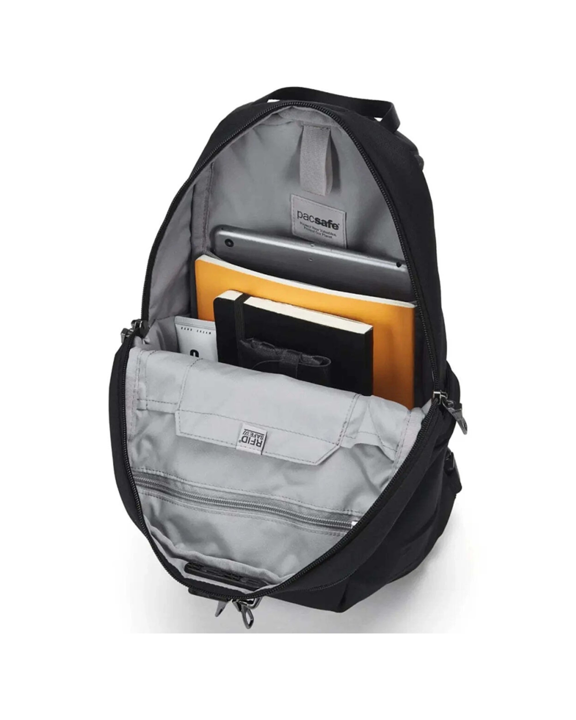 2 Pacsafe V Tech Anti-Theft RFID Blocking Backpack 12L Secure Water Resistant - Black, 2 of 8