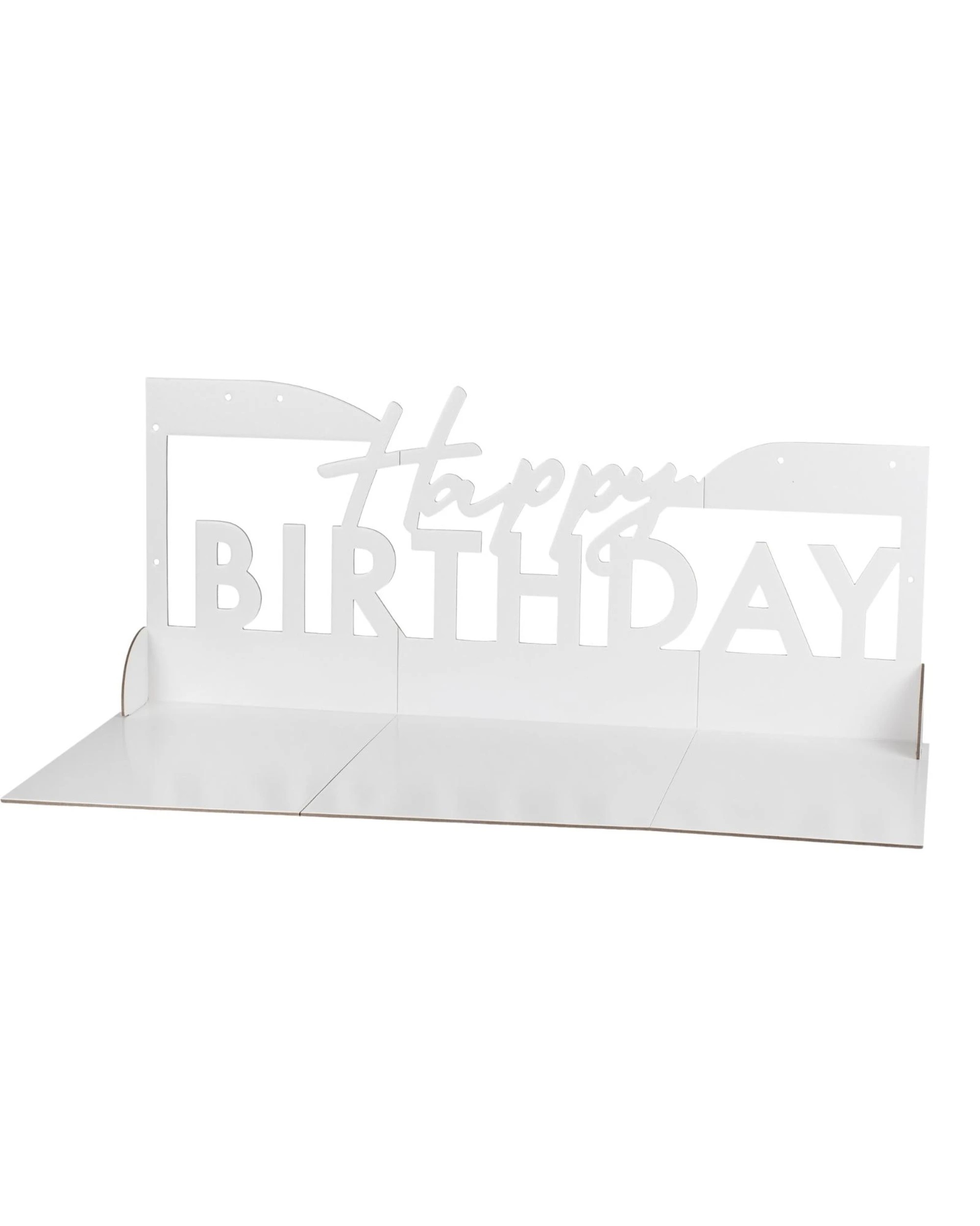 3 Ginger Ray Ginger Ray Happy Birthday Pop Up Grazing Board - White, 3 of 4