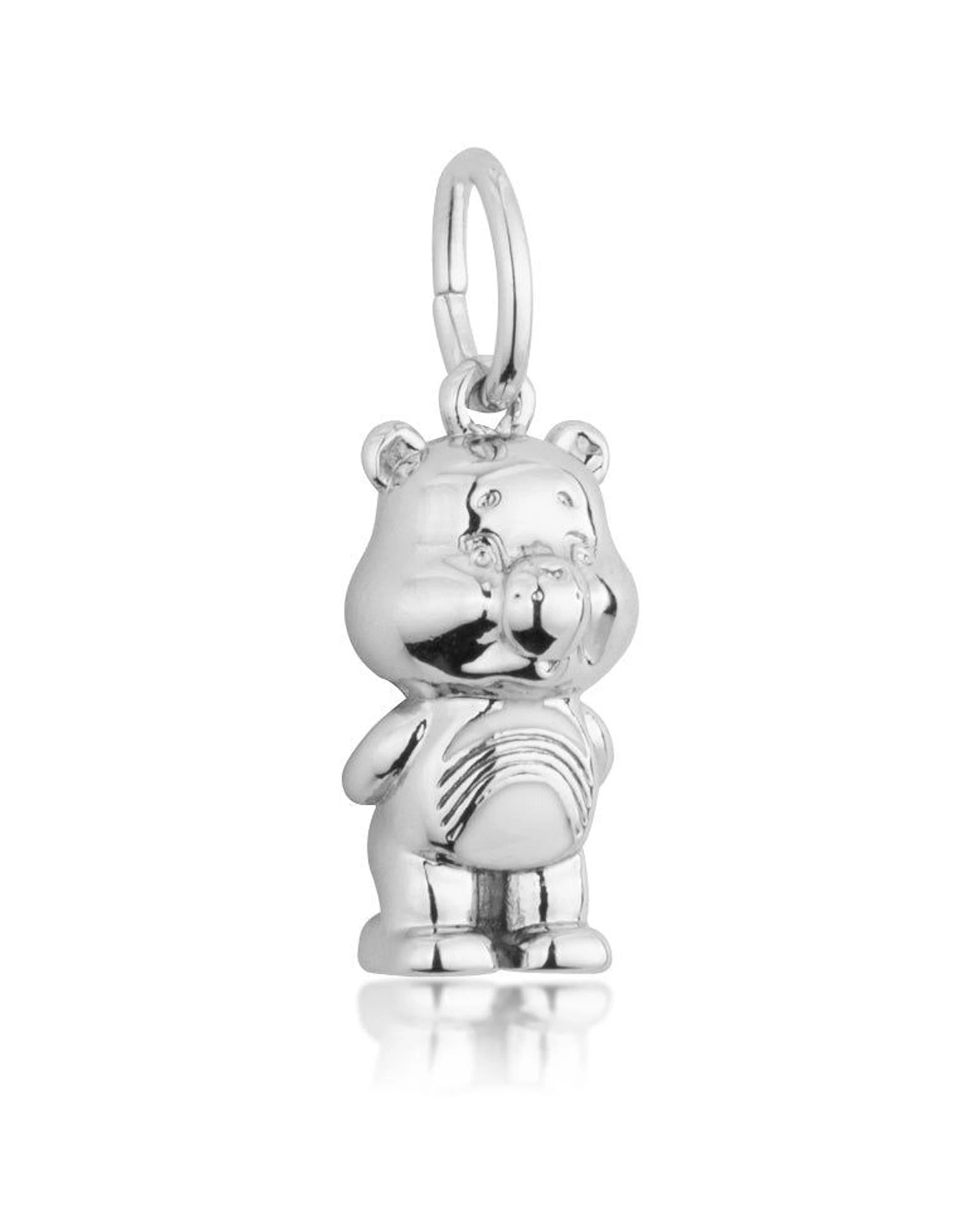 2 Care Bears 2PK Cheer Bear Charm Set Gold Plated Brass - Multi, 2 of 4