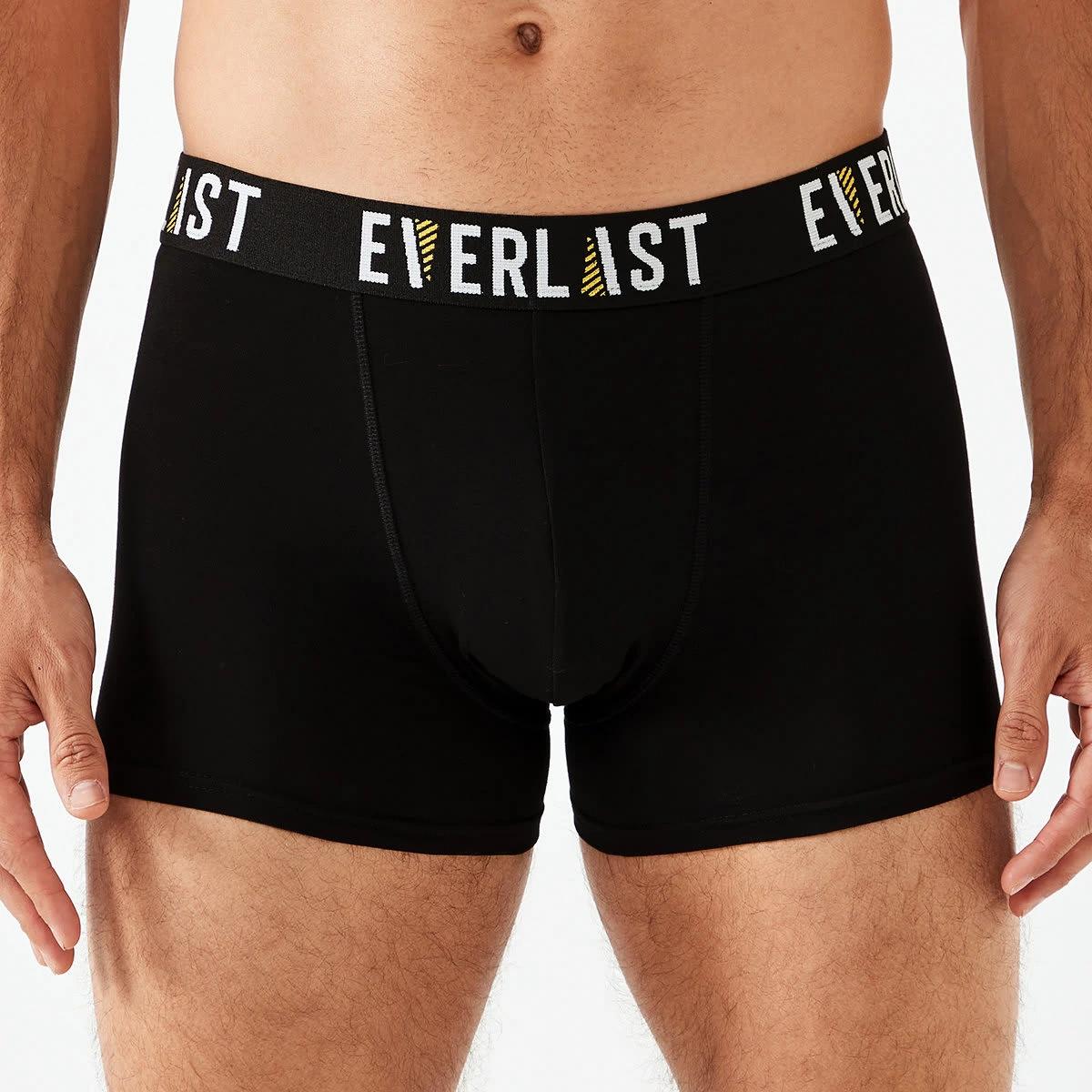 3 3 Pack Everlast Mens Workwear Trunks Print Logo, 3 of 7