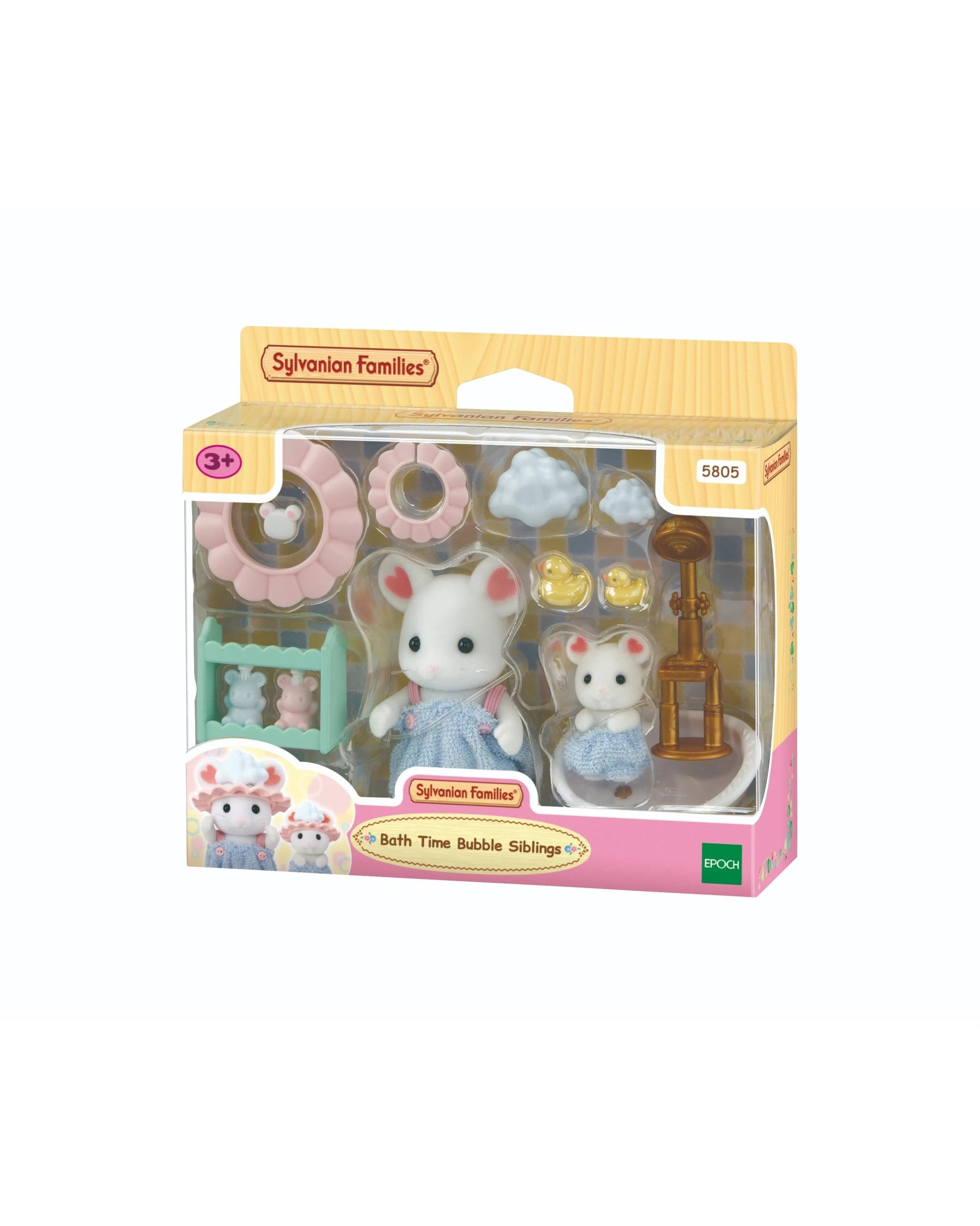 1 Sylvanian Families Bath Time Bubble Siblings, 1 of 8