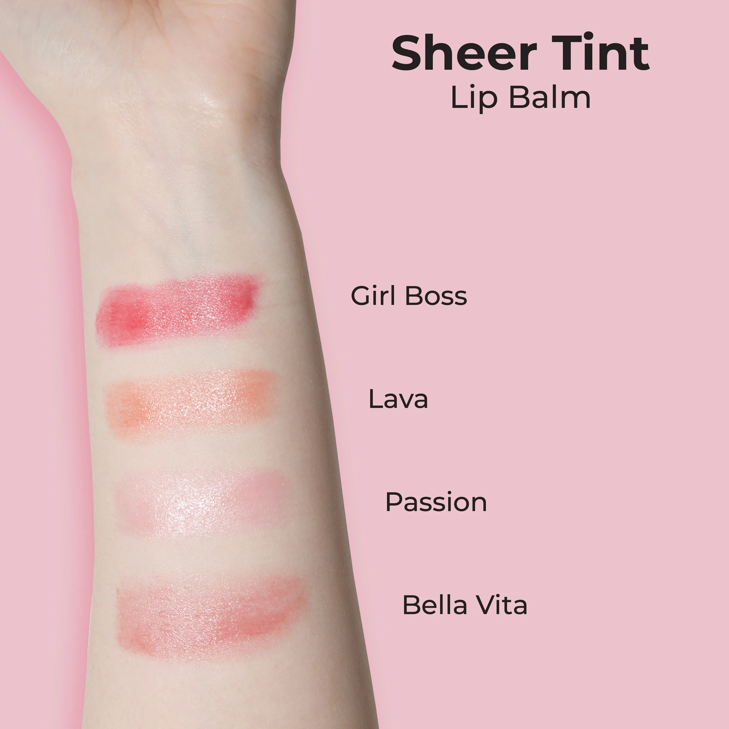 2 MCoBeauty Sheer Tint Lip Balm - Lava, 2 of 3