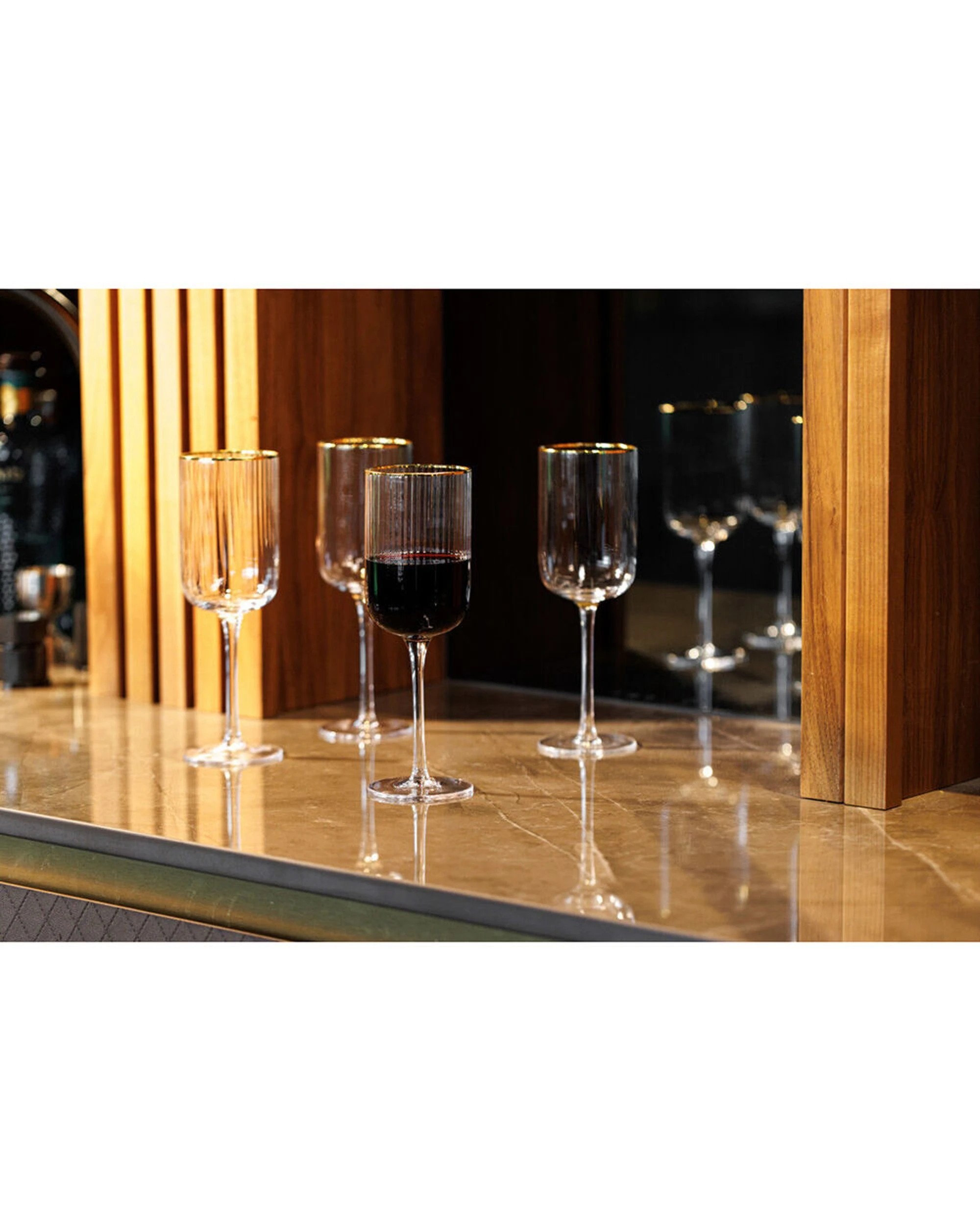 2 Mikasa 4pc Sorrento Crystal Wine Glass Set 450ml - Clear, 2 of 6