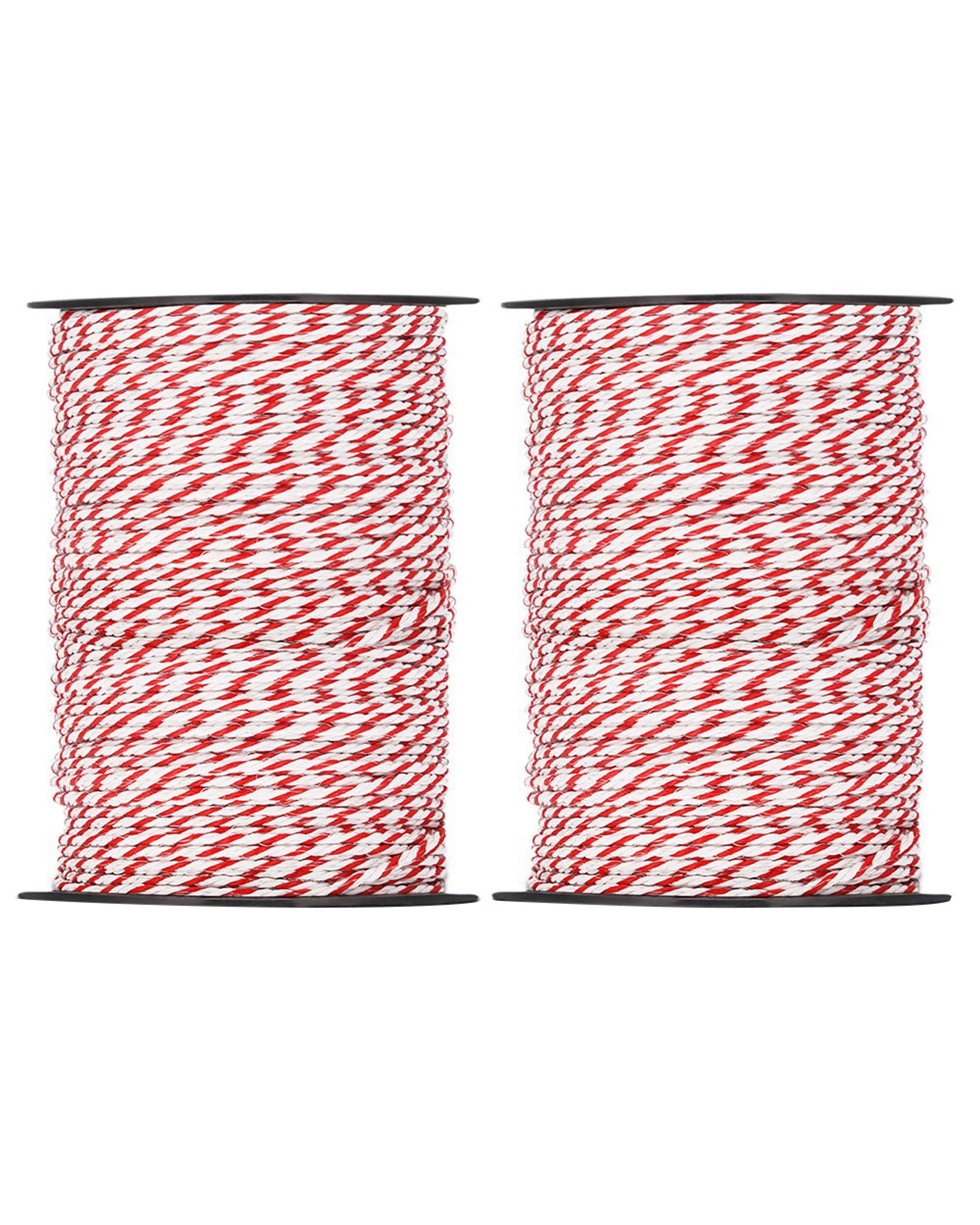 1 Giantz Electric Fence Poly Rope 2x 500M - Multi, 1 of 6