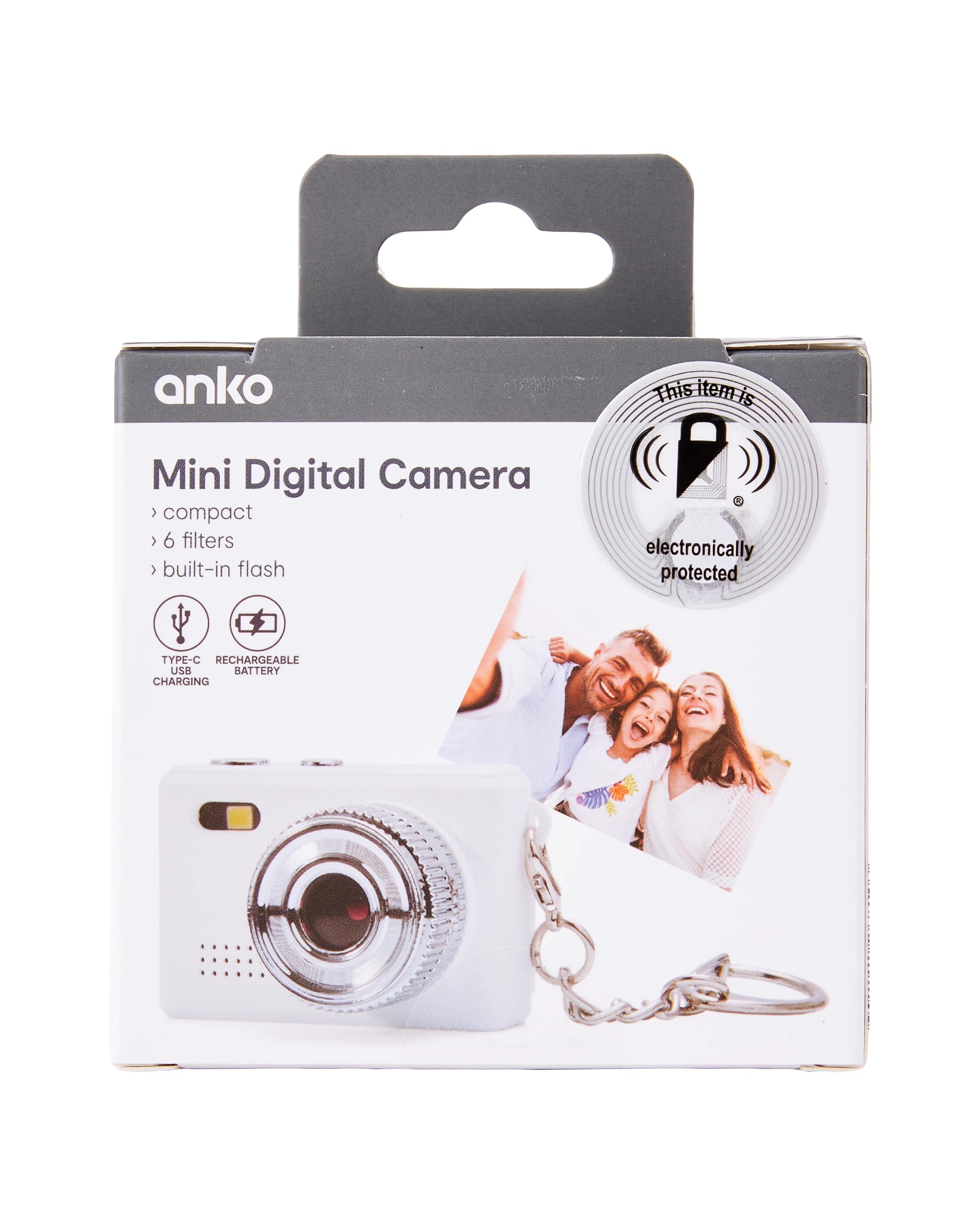 6 Mini Digital Camera - White, 6 of 6