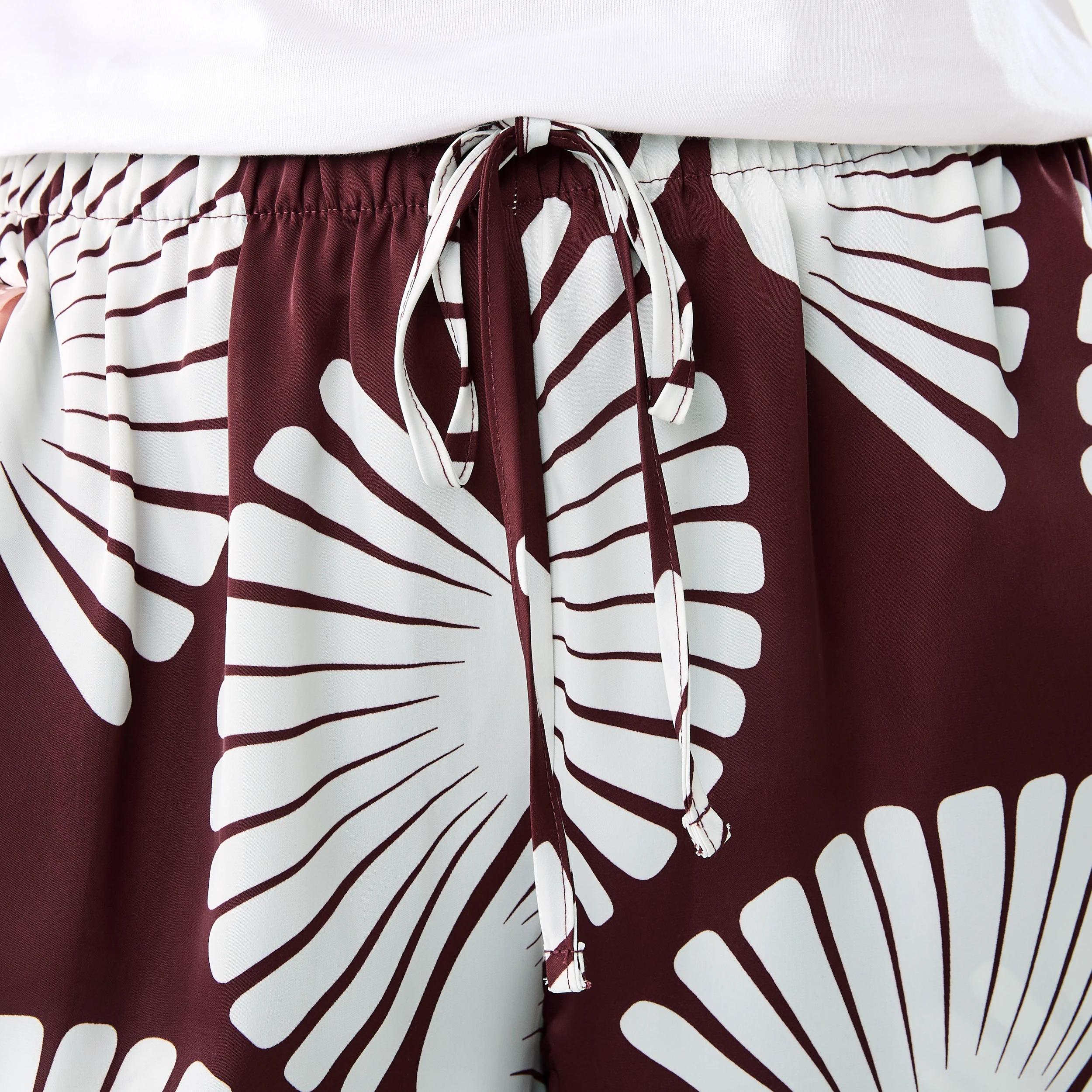 4 Satin Pants FAN DARK HENNA, 4 of 5