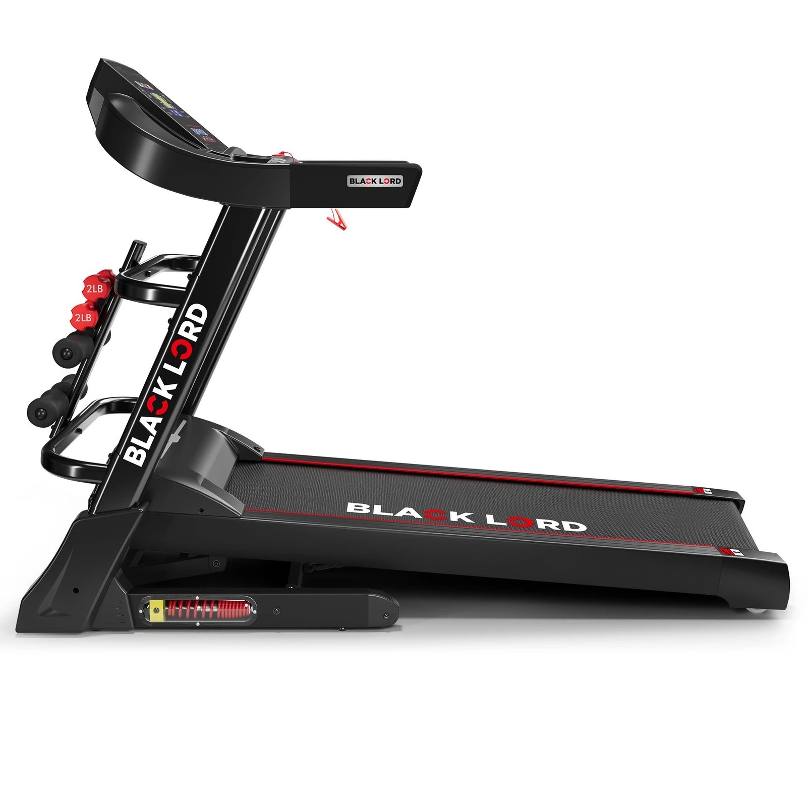 6 Black Lord Treadmill Electric Auto Incline Home Gym Exercise Machine 480MM, 6 of 9
