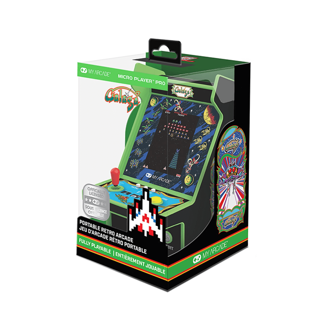 1 dreamGEAR MyArcade Micro Player Pro Galaga Portable Retro Arcade Cabinet, 1 of 2