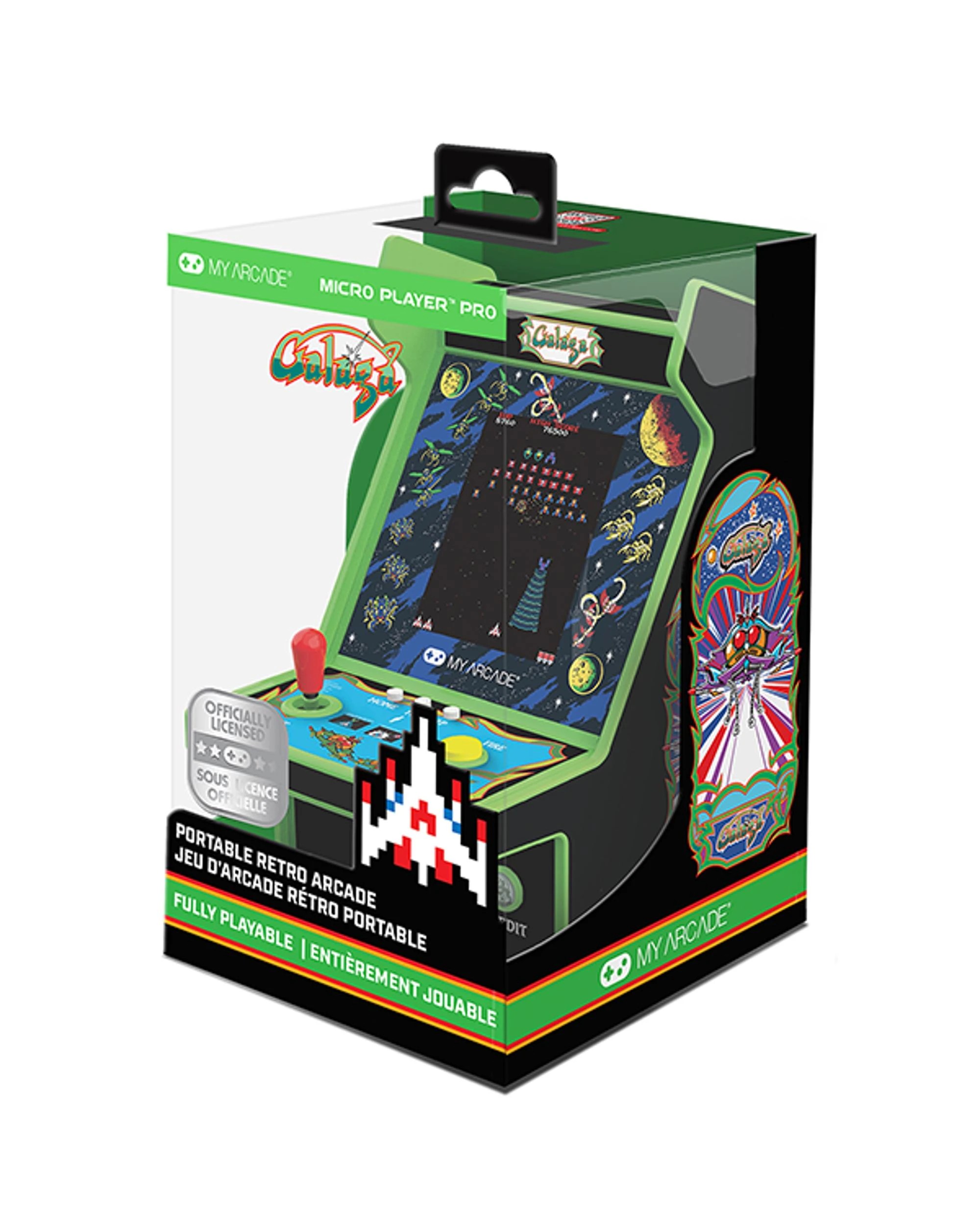 1 MyArcade Micro Player Pro Galaga Portable Retro Arcade Cabinet, 1 of 2