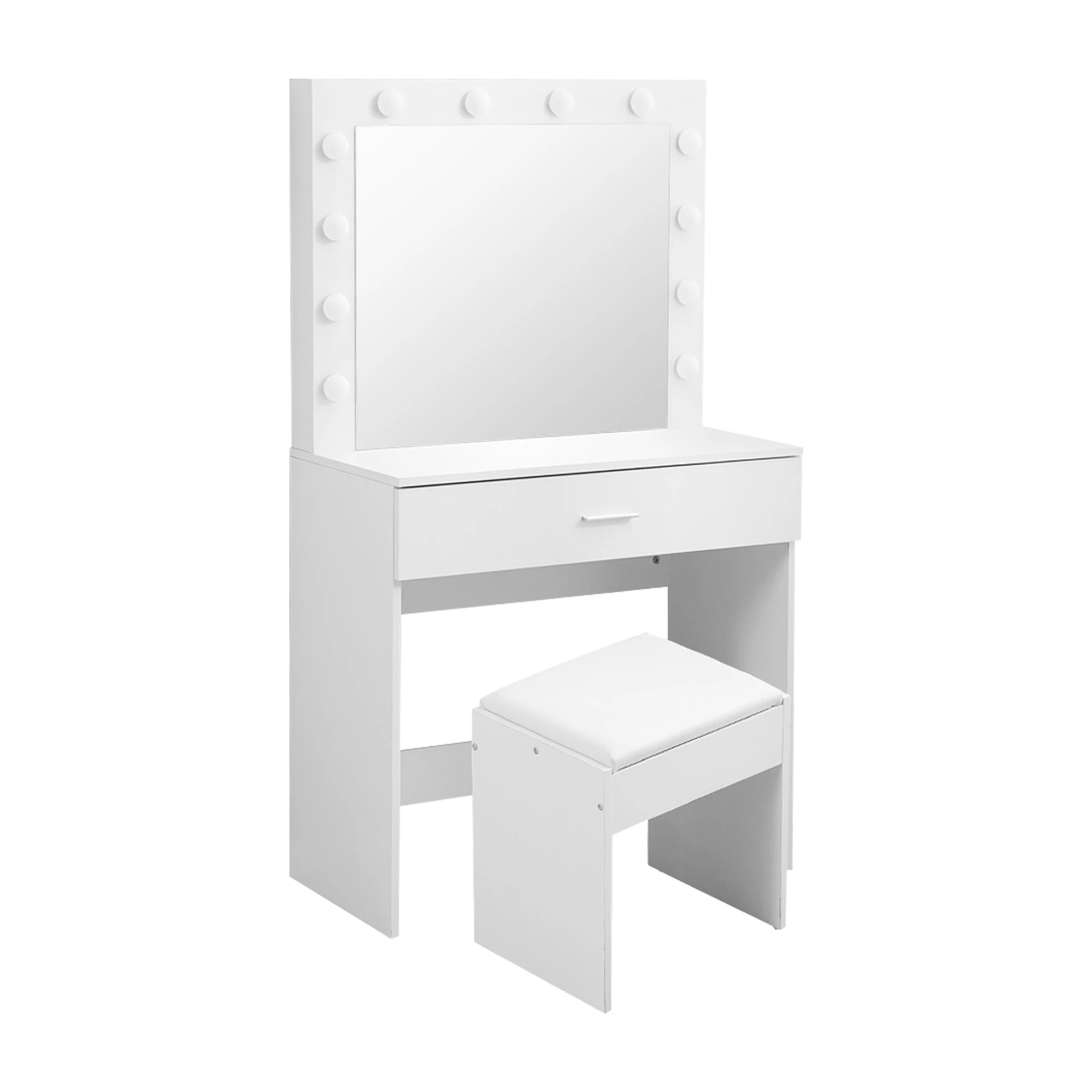 1 Levede Led Mirrordressing Table Set, 1 of 9