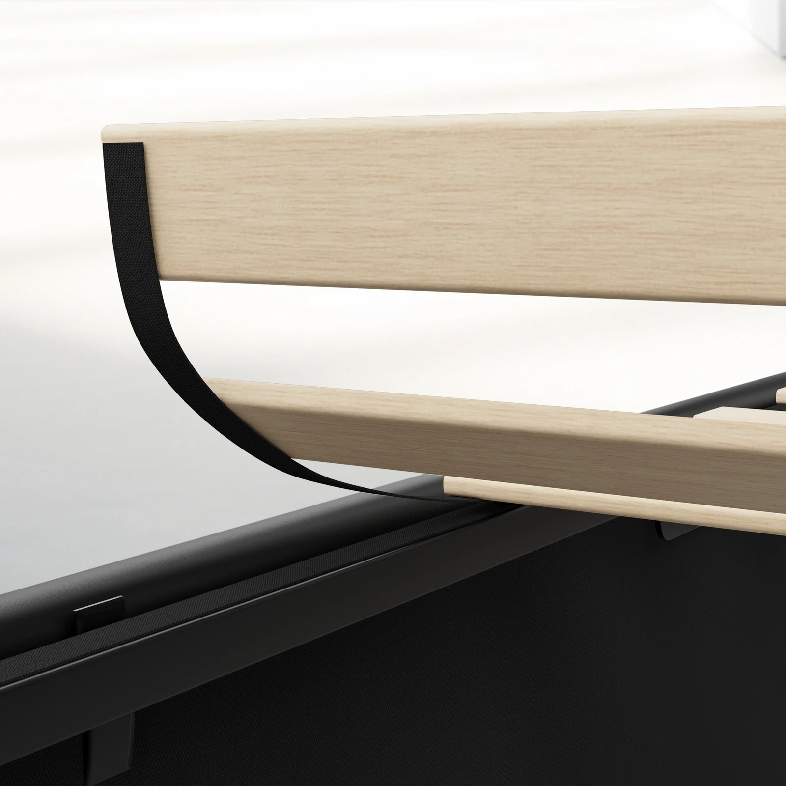 8 Alfordson Bed Frame Single Size Platform RGB LED Gas Lift Base Storage - Black, 8 of 10