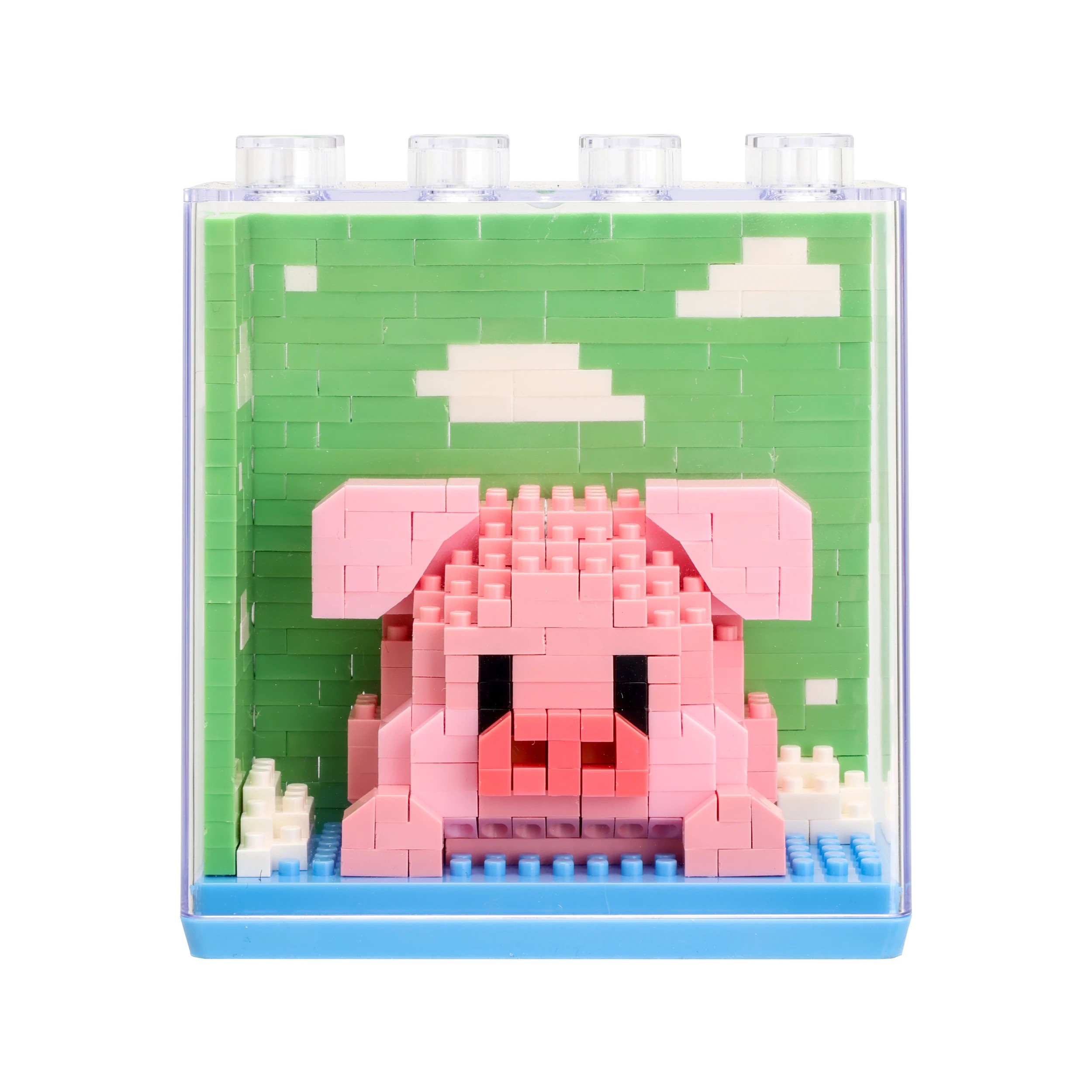 3 Mini Blocks Animals in Case - Assorted, 3 of 6