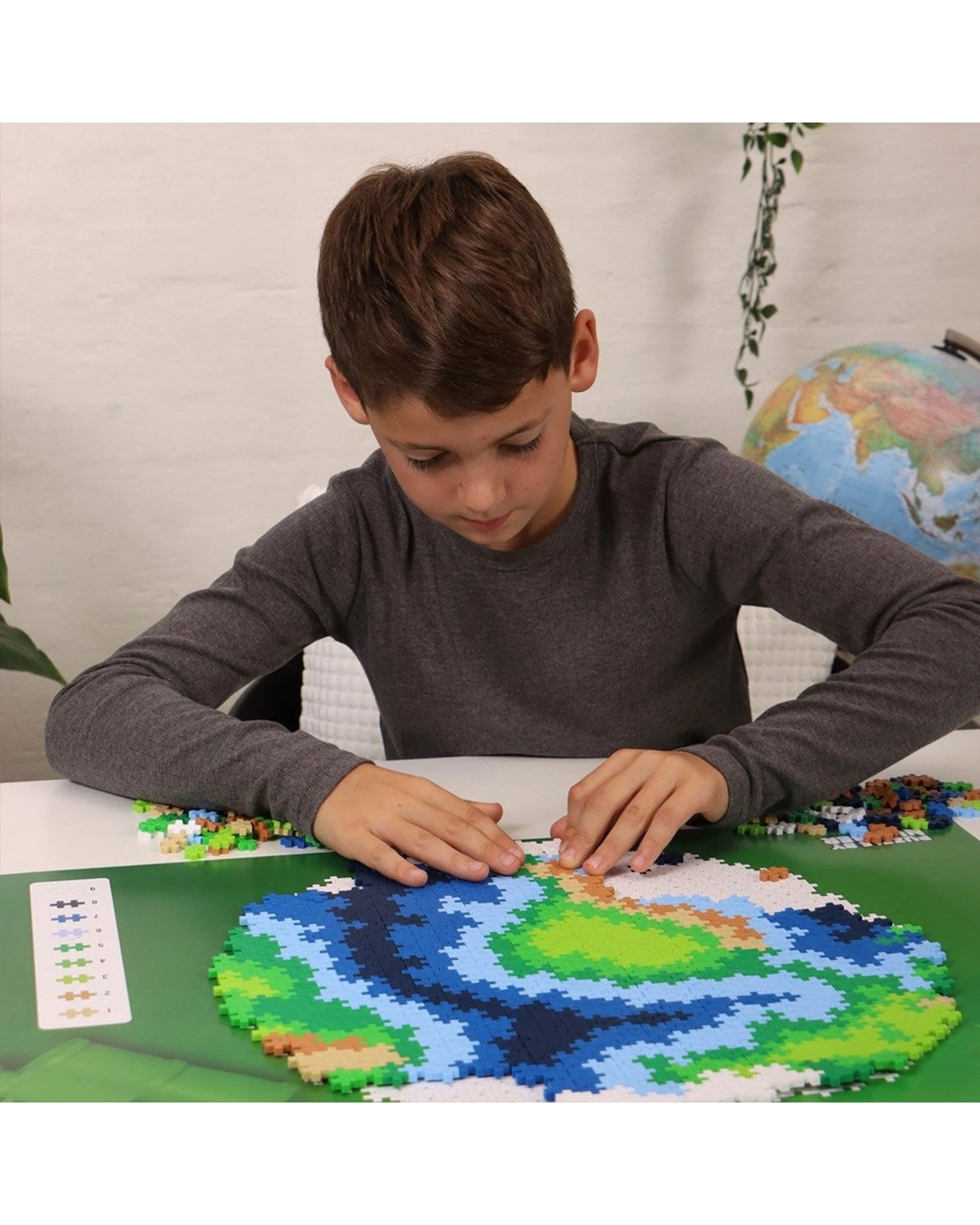 3 Plus-Plus 800pc Puzzle By Number Earth Build Create Kids Creative Fun Toy, 3 of 3