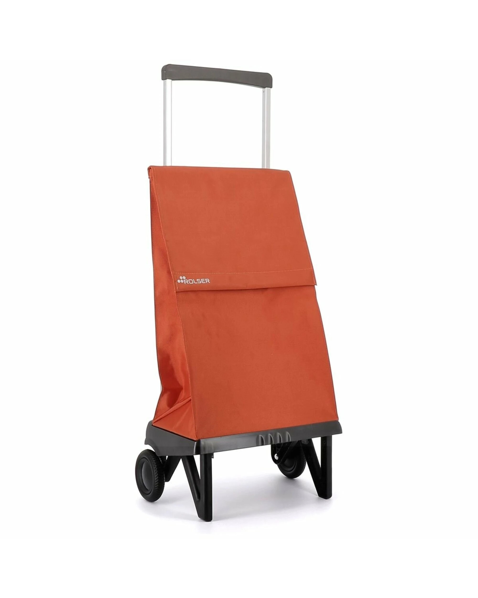 1 Rolser Plegamatic MF Folding 2 Wheel Trolley Orange, 1 of 5