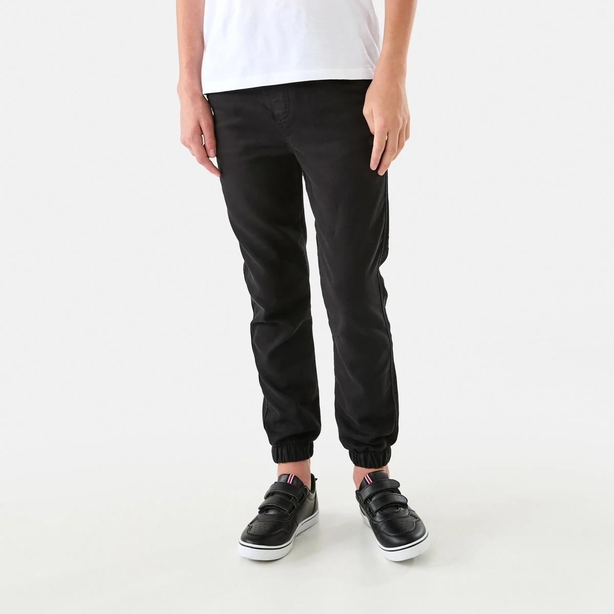 1 Bow Leg Joggers BLACK, 1 of 8