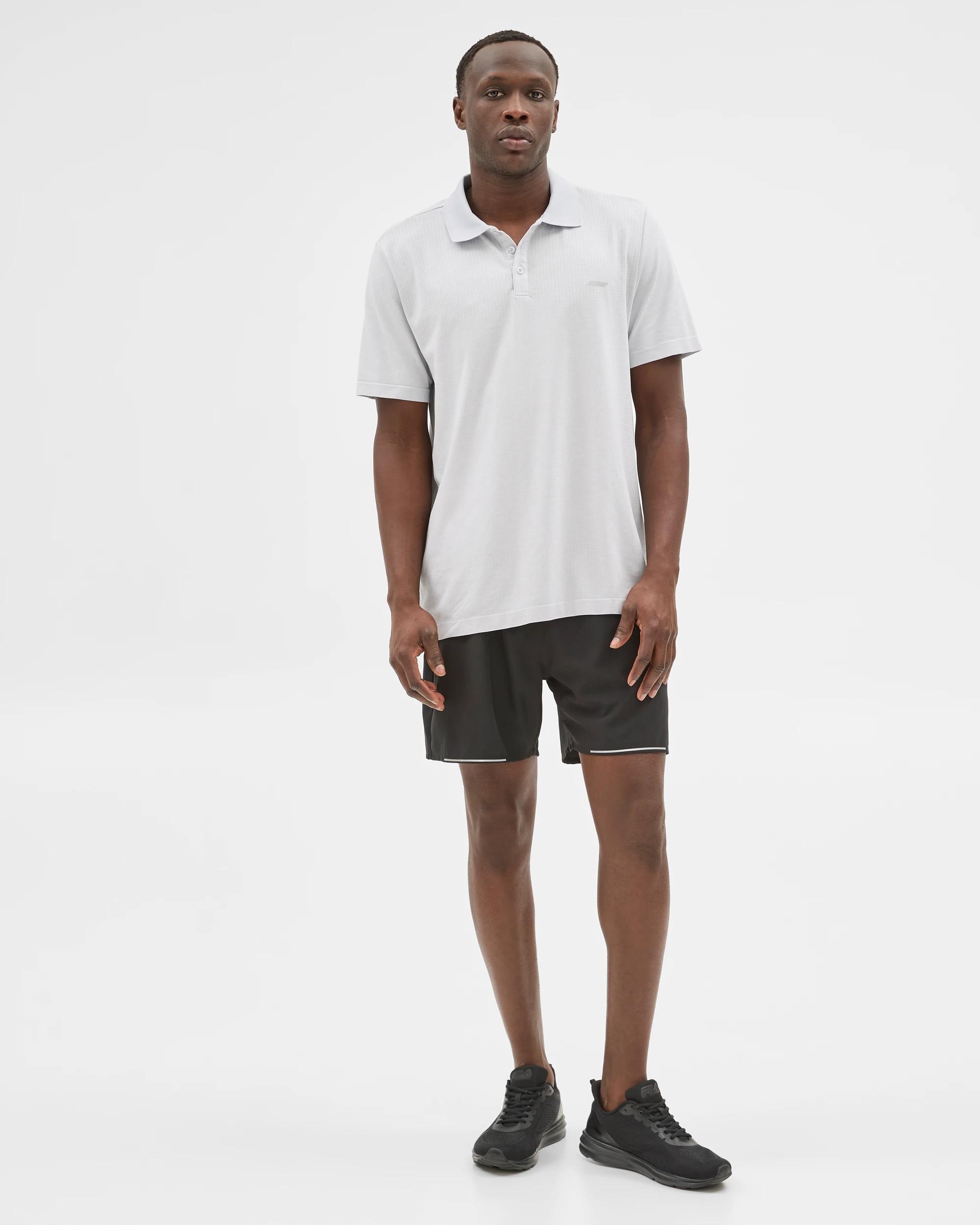 2 Target Active Polo Top GREY MARLE, 2 of 6