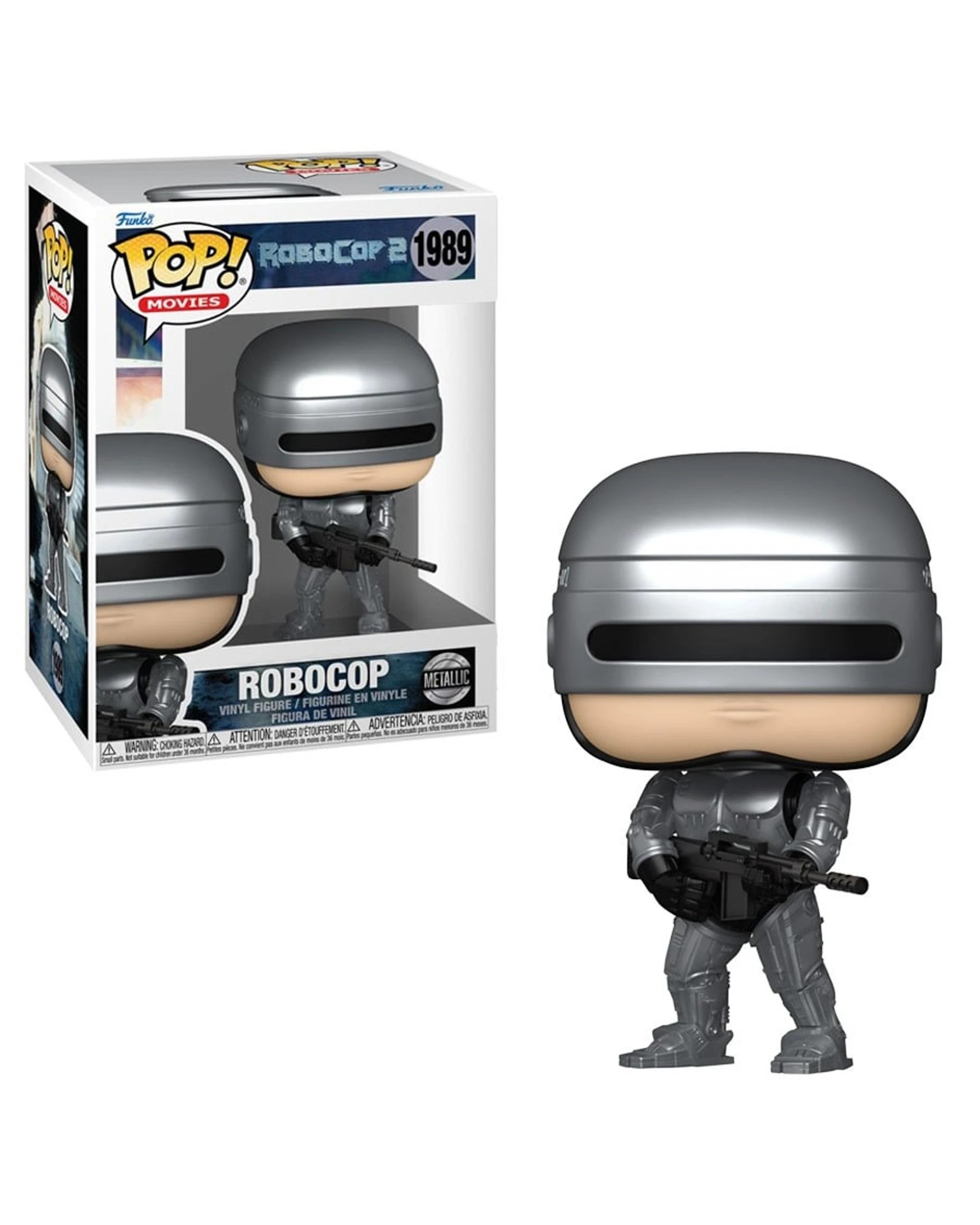 1 RoboCop 2 Robocop Metallic Funko POP! Vinyl, 1 of 6
