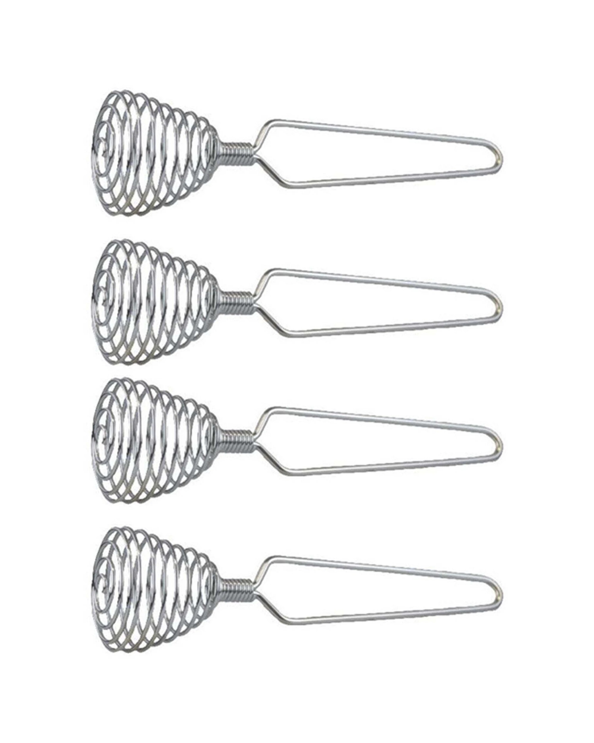 1 Avanti 4PK Stainless Steel Universal Spring Whisk Kitchen Utensil - Silver, 1 of 1