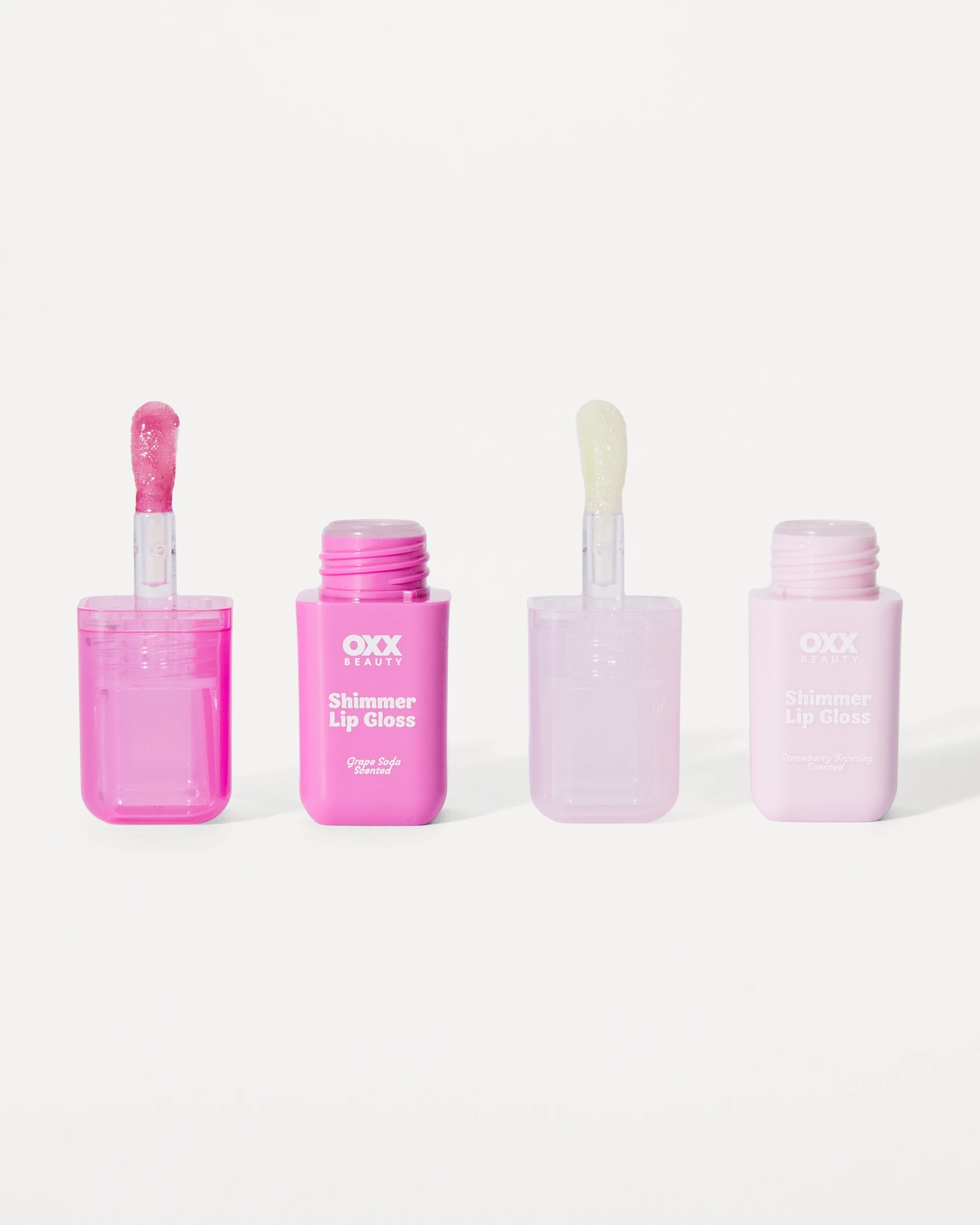 3 OXX Beauty Shimmer Lip Gloss Set - Pink, 3 of 5