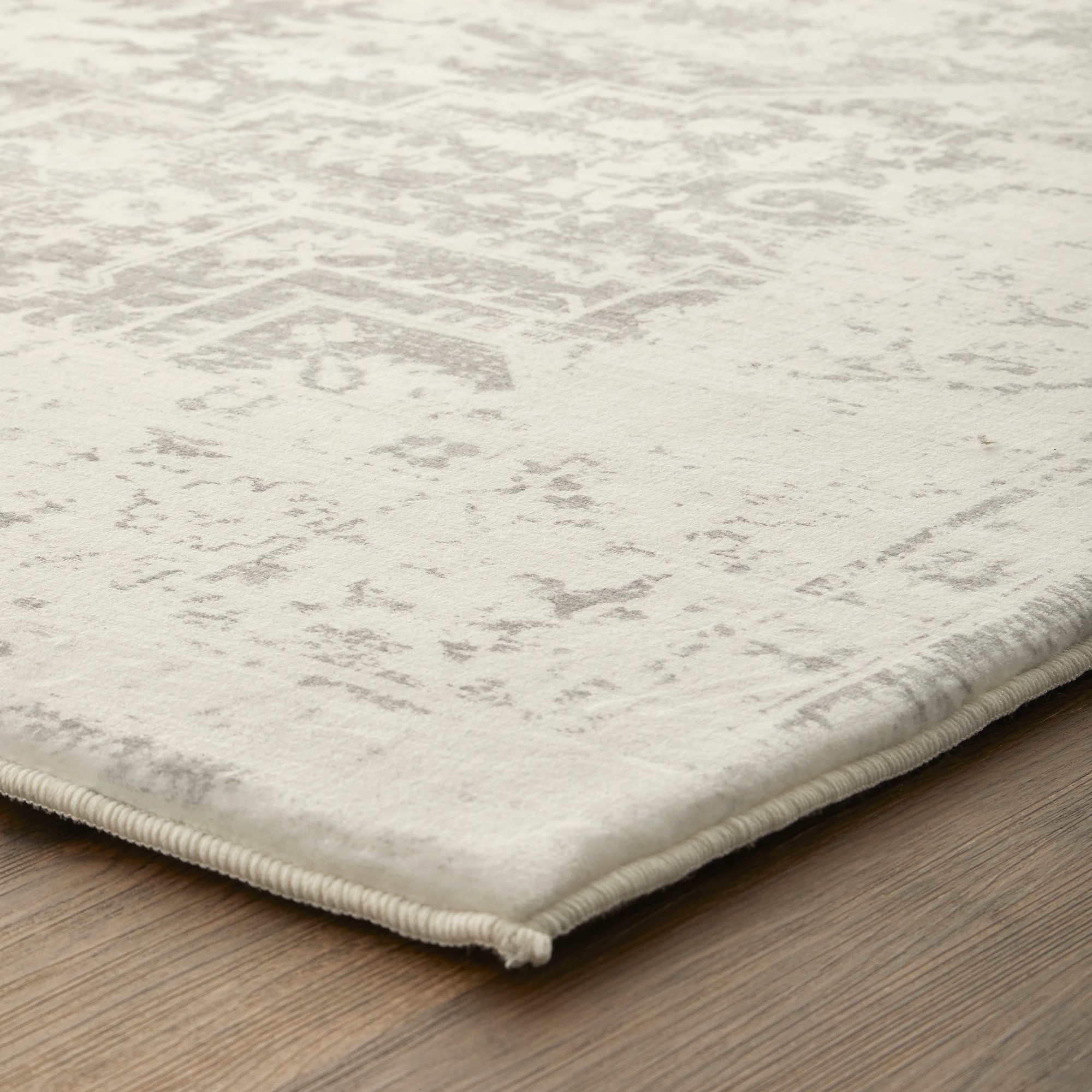 7 Common Ground Rugs Kumo Comfort Mat Asha 290x200cm - Large Soft Memory Foam Rug - Silver, 7 of 8