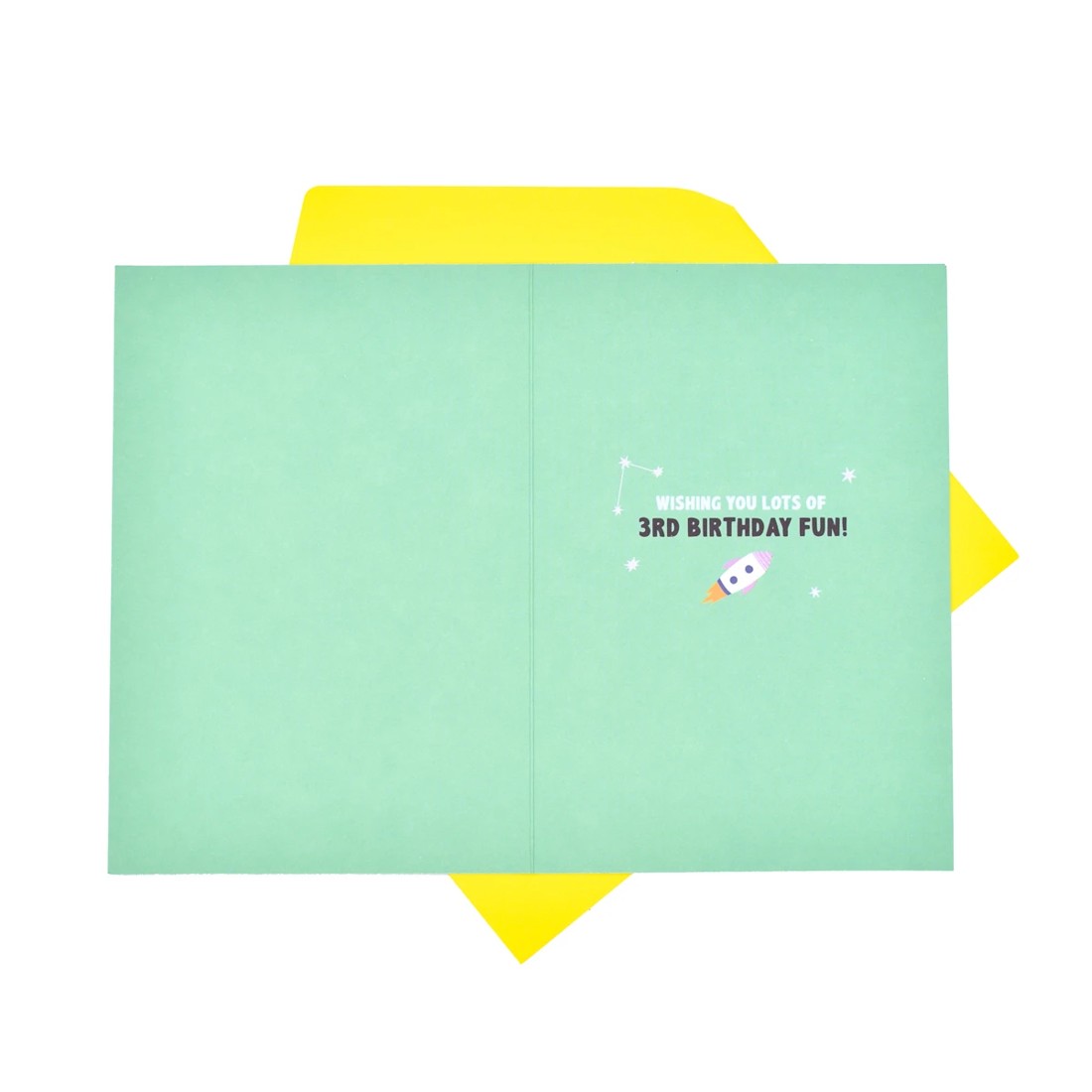 2 Hallmark Birthday Card Age 3 - Space, 2 of 3