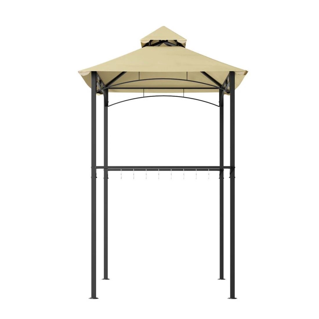 3 Instahut Gazebo Outdoor Patio Marquee BBQ Grill Shelter Garden Shade Hooks - Beige, 3 of 6