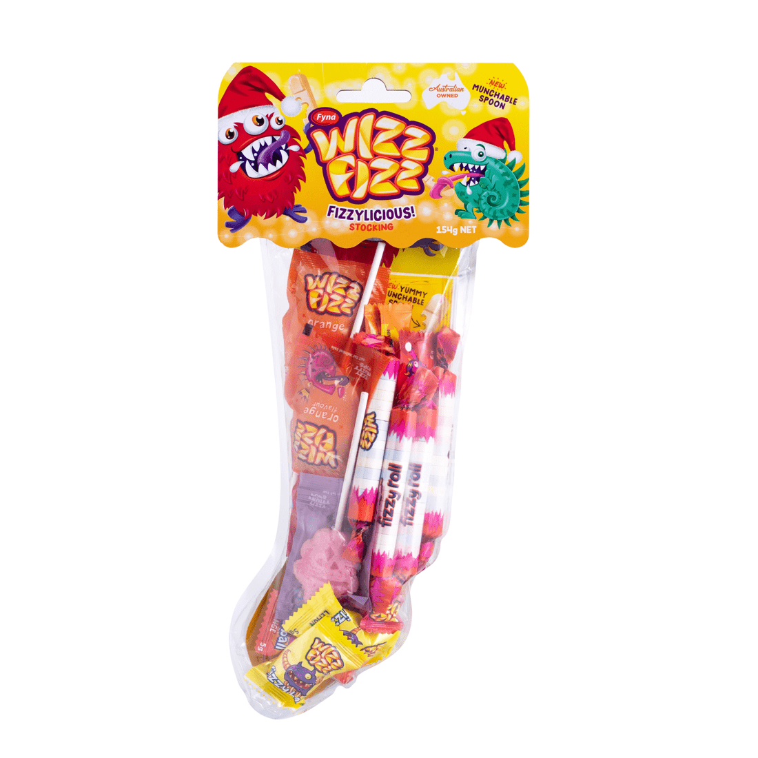 1 Fyna Wizz Fizz Fizzylicious Stocking 154g, 1 of 3