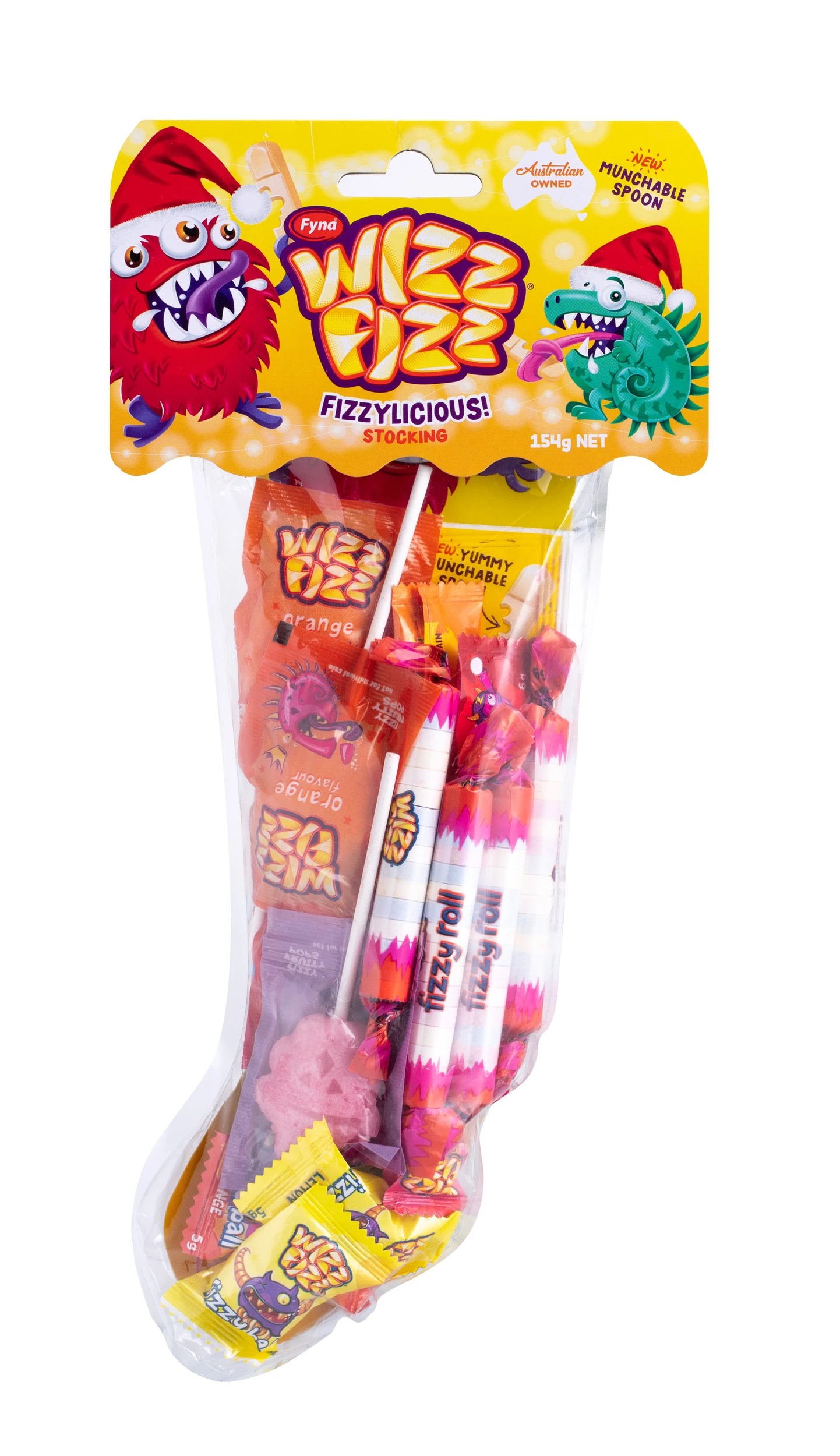 1 Fyna Wizz Fizz Fizzylicious Stocking 154g, 1 of 4