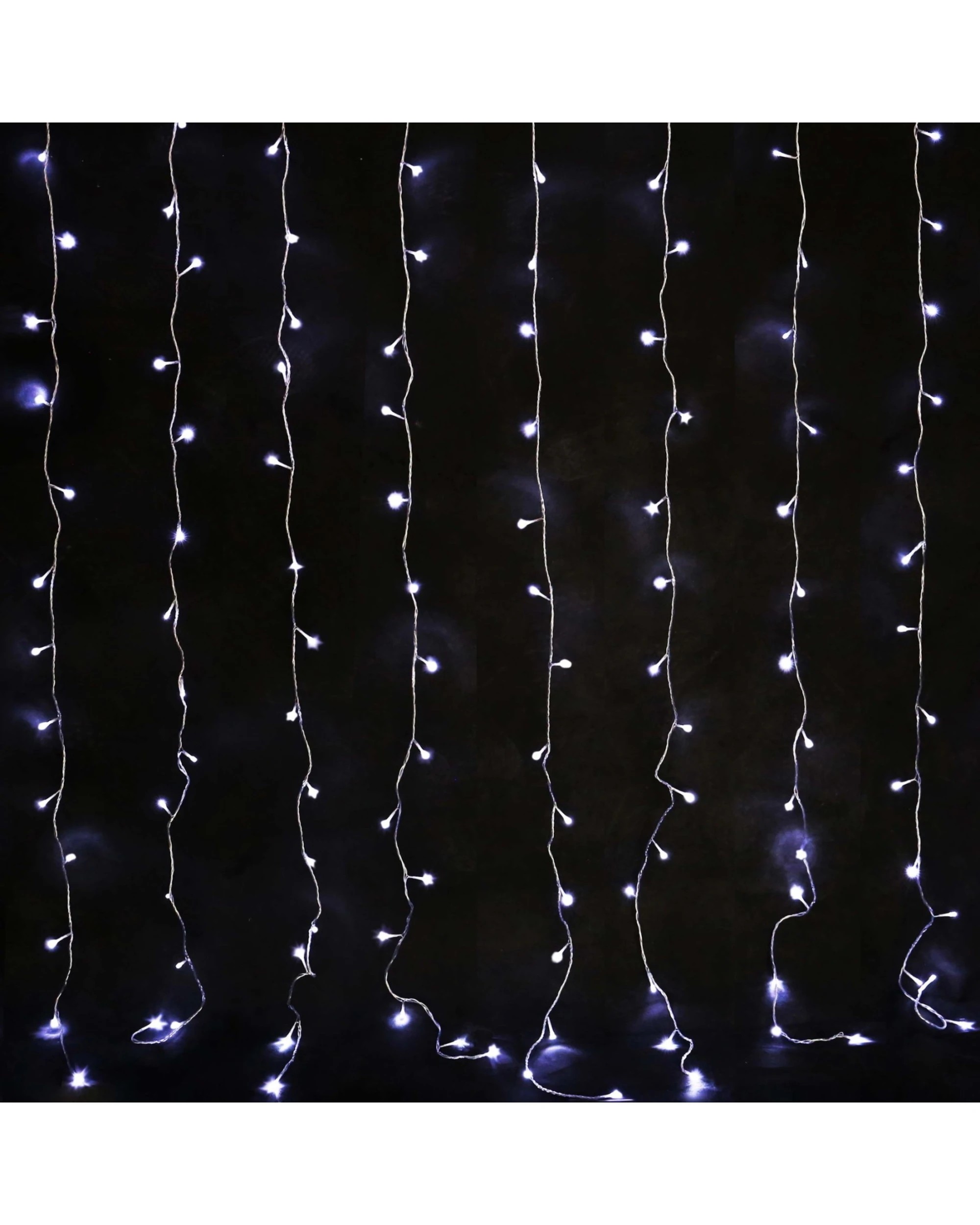 1 Lexi Lighting 160 Cool White LED Curtain Light, 1 of 2