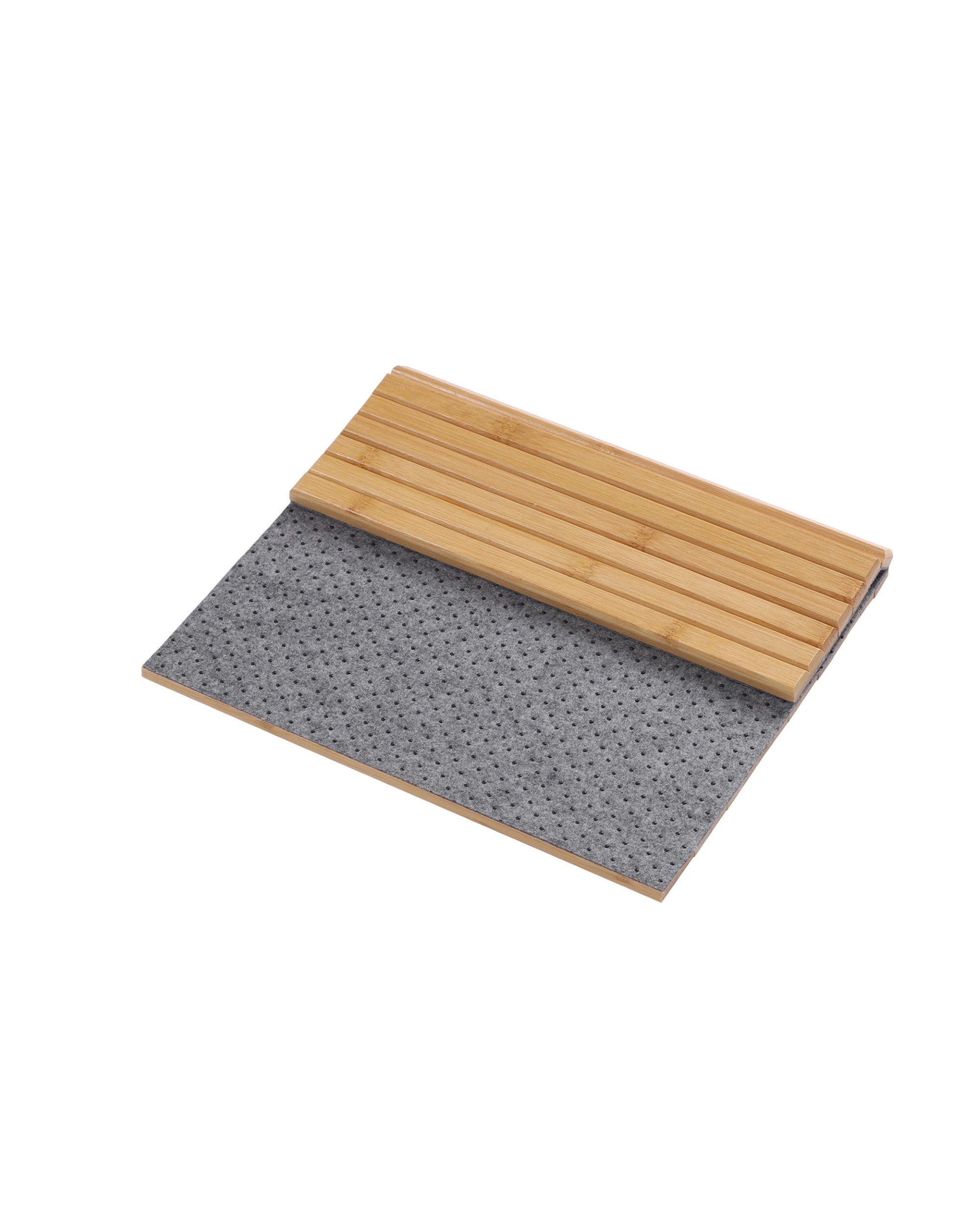 4 Sherwood Home Flexible Bamboo Sofa Armrest Tray with Non-Slip Base 42x33.5x1.2cm - Natural, 4 of 8