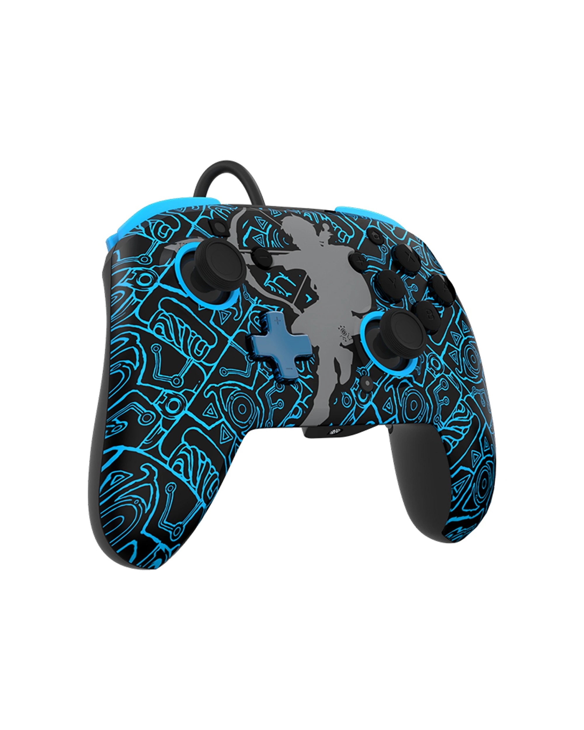 5 PDP Gaming Nintendo Switch Rematch Wired Controller Glow USB Chat Back Buttons
 - black, 5 of 6