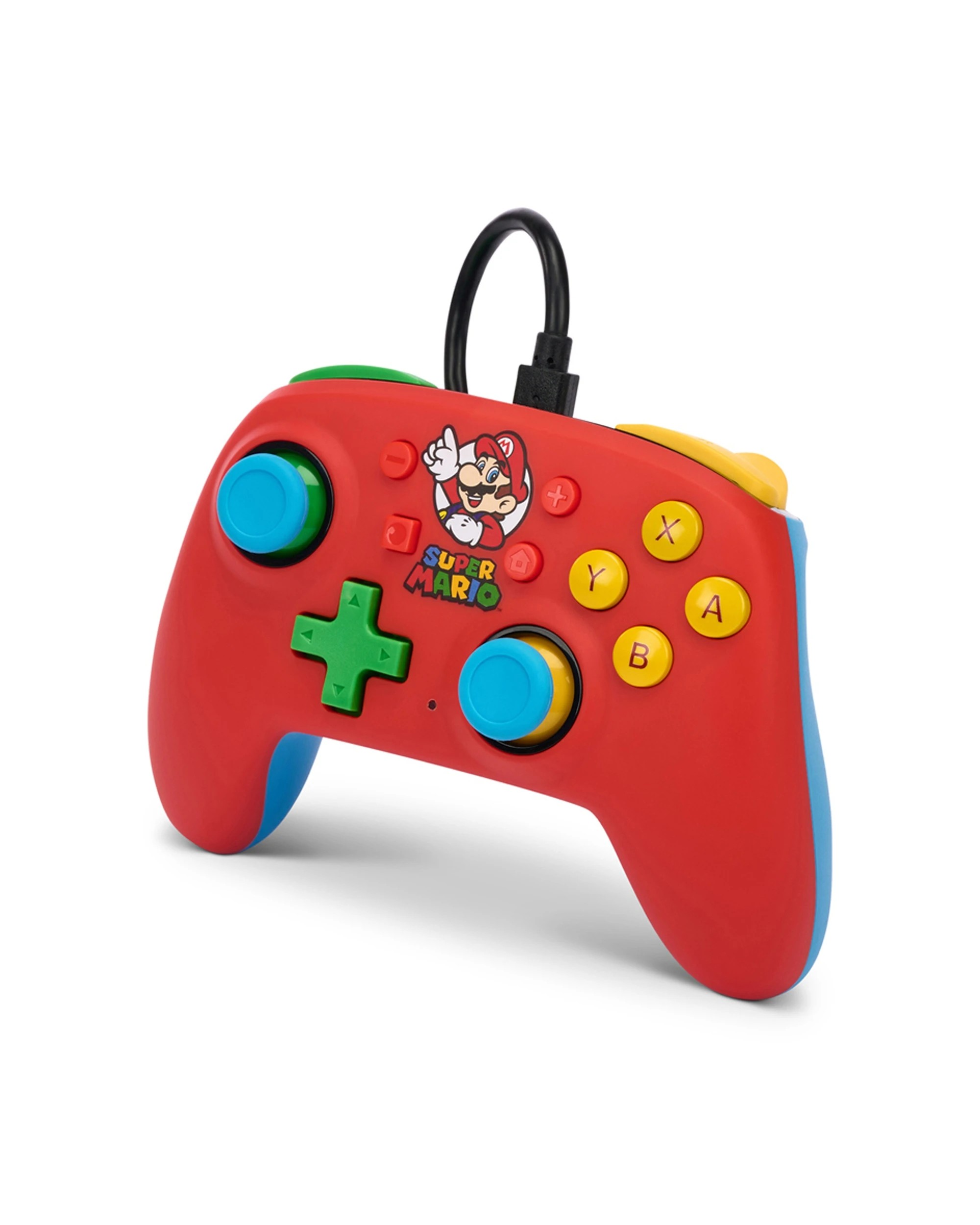 3 Powera Nano Wired Videogame Gaming Controller Mario Nintendo Switch 2.4m Cable - Multi, 3 of 9