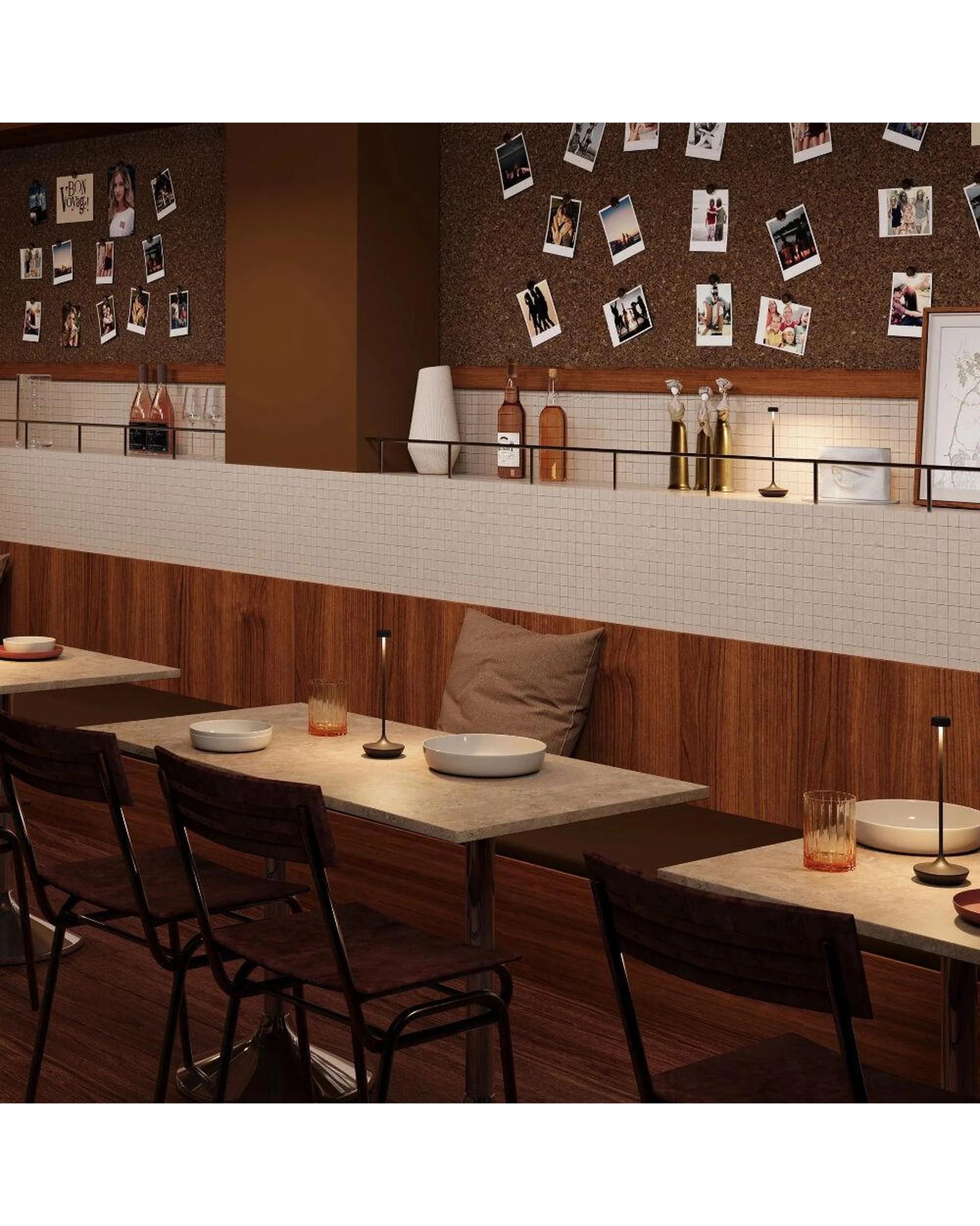 5 Lampa Deca Micro LED Dimmable Cordless Table Lamp Matte Black, 5 of 5