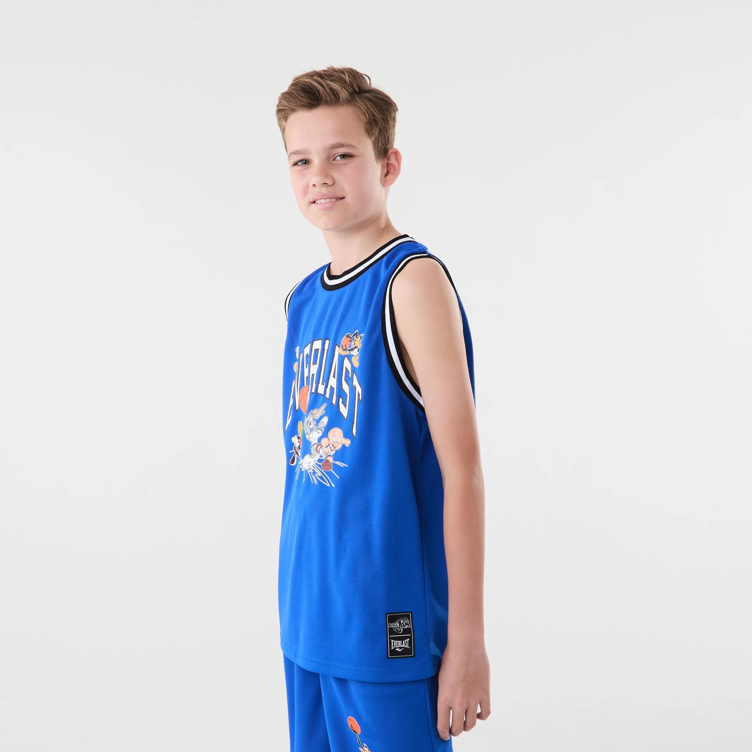 2 Everlast Kids Basketball Tank EVER SPACE BLUE, 2 of 10