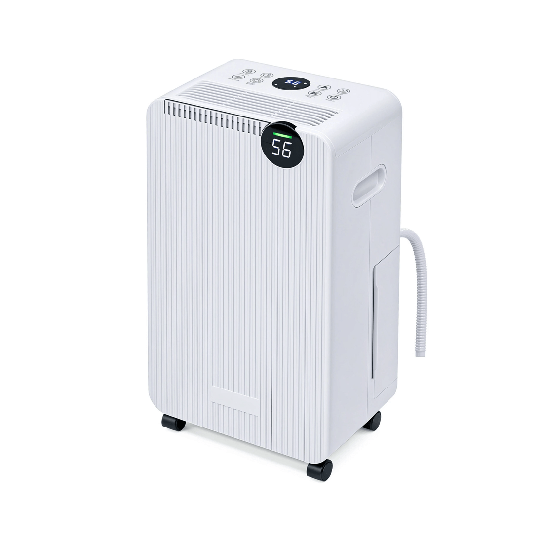 1 ADVWIN 15L Compact Air Dehumidifiers Air Purifier with Drain Hose White, 1 of 7