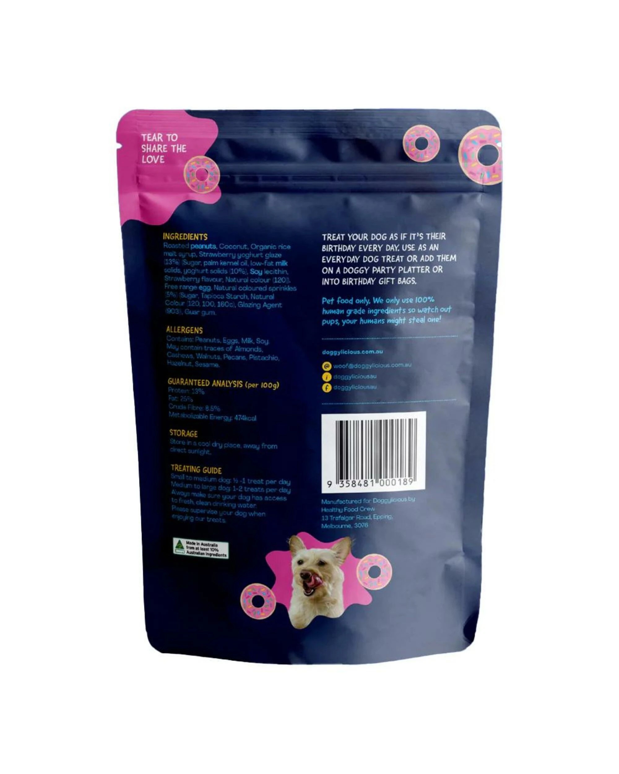 2 Doggylicious Doggy Donut Treats 180g, 2 of 2